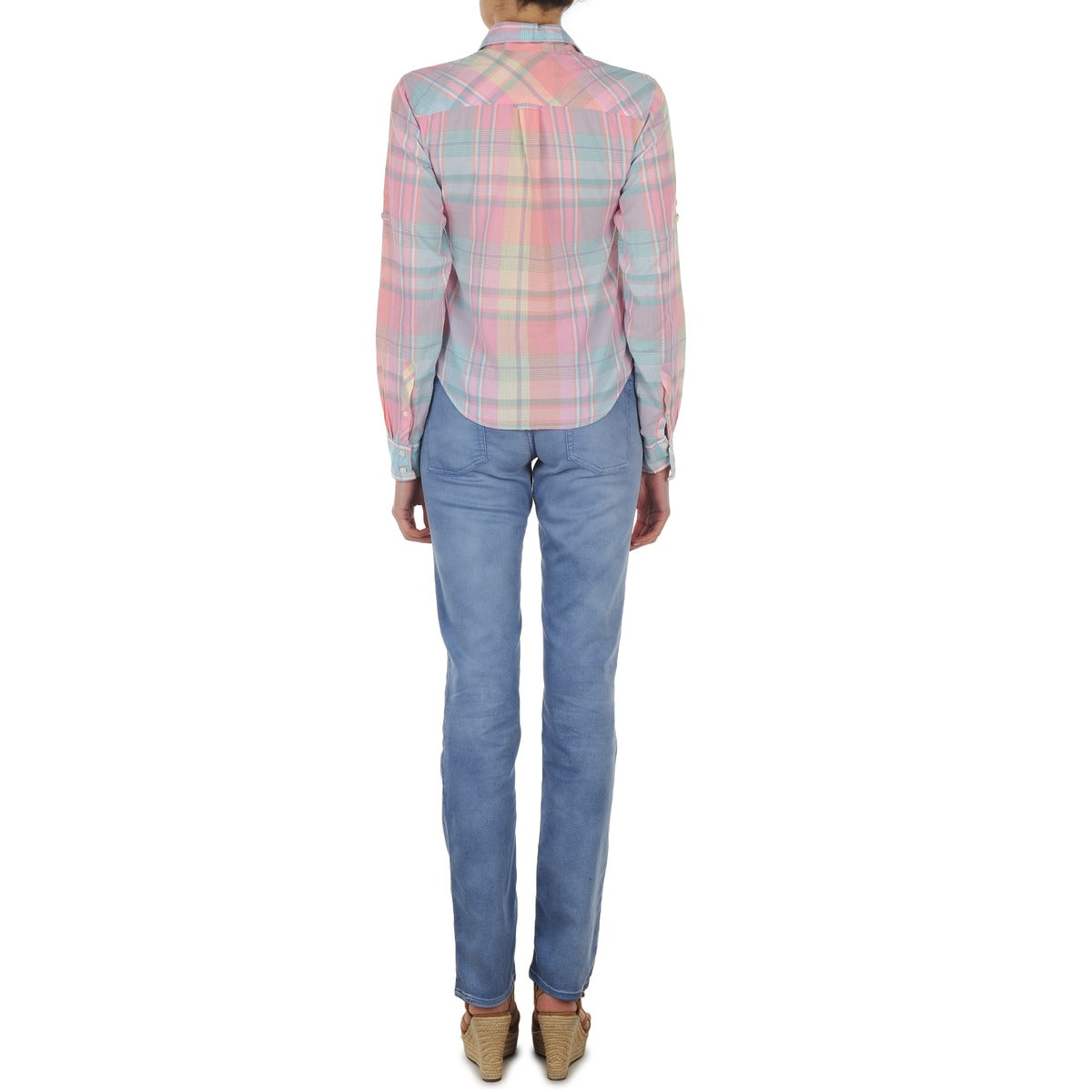 Jeans Donna Gant DANA SPRAY COLORED DENIM PANTS Blu