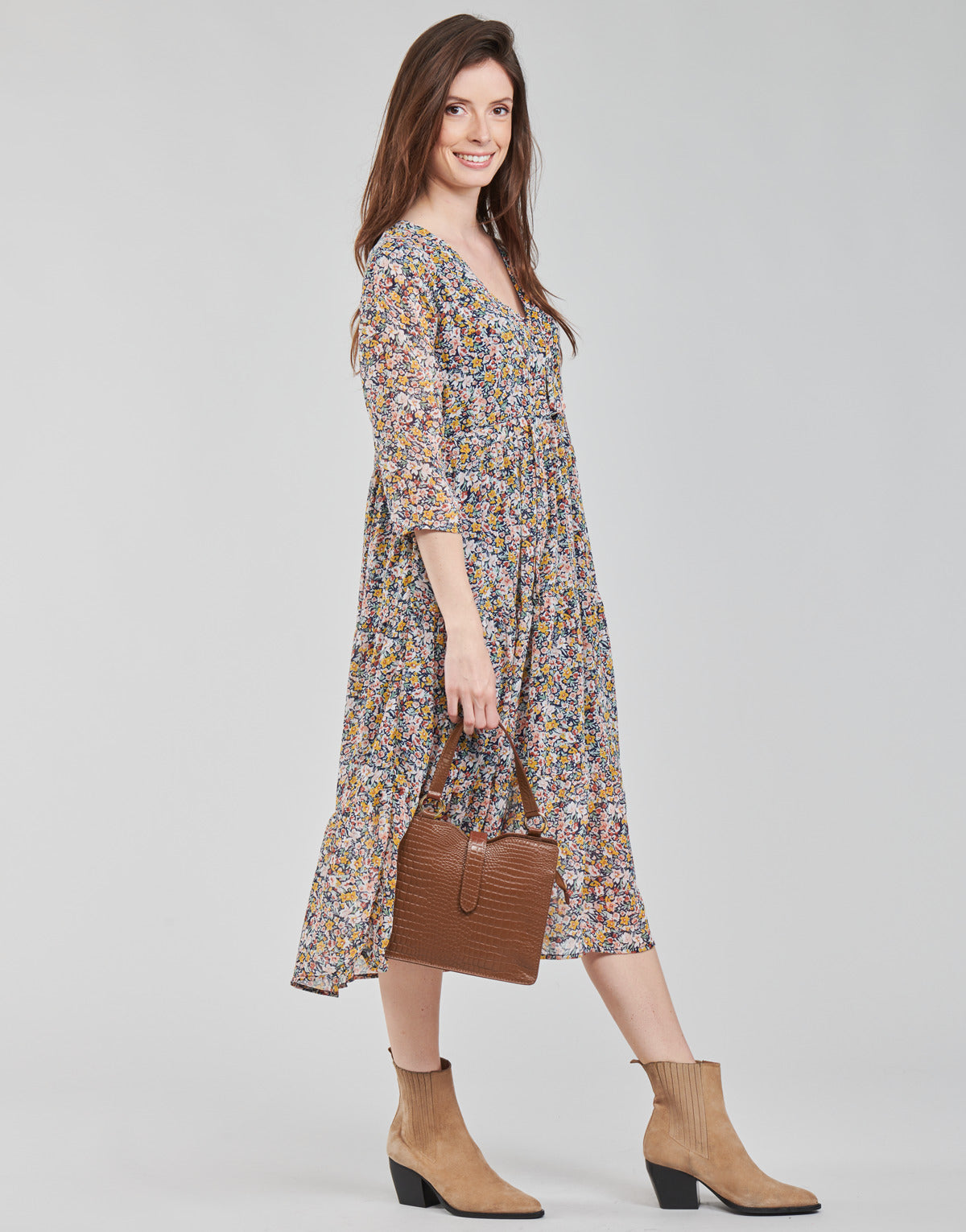 Abito lungo Donna Betty London PARINA Multicolore