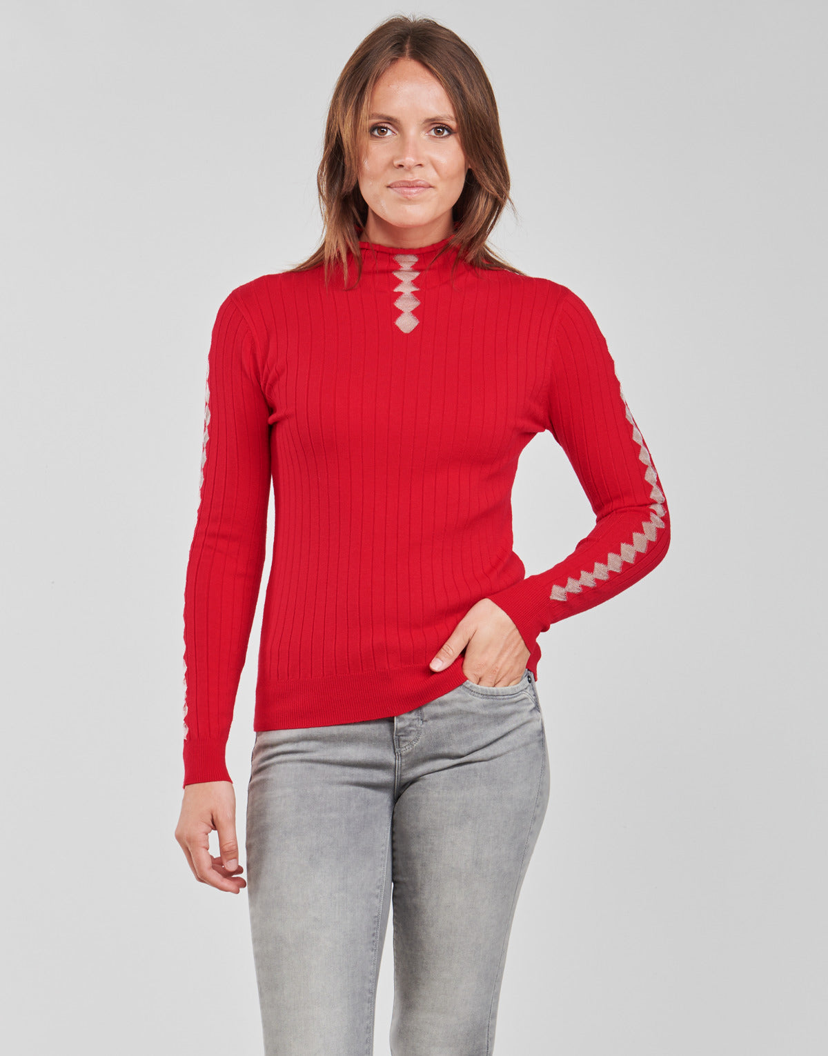 Maglione Donna Moony Mood PABJATO Rosso