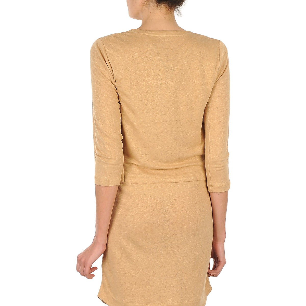 Gilet / Cardigan Donna Majestic BERENICE Beige