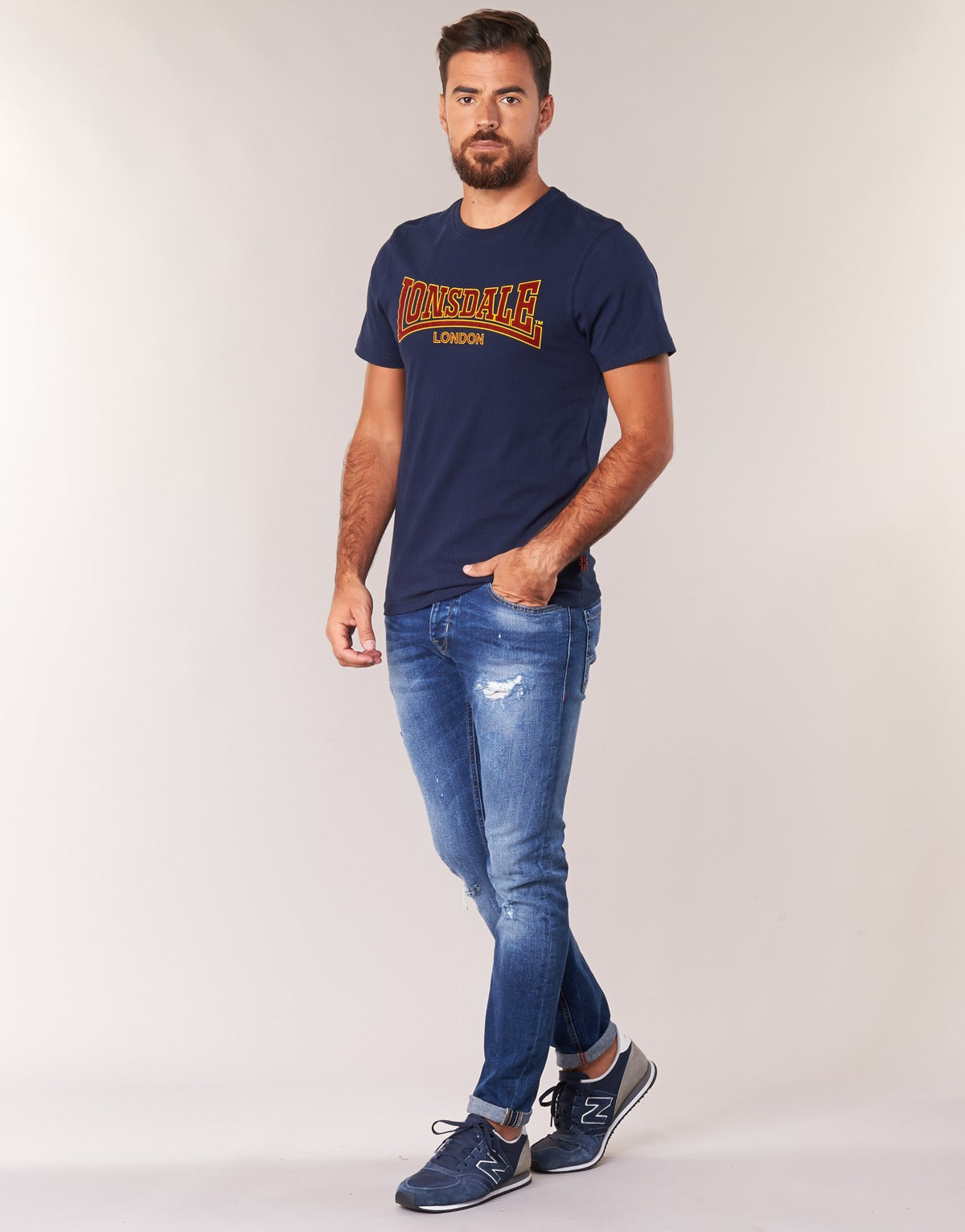 T-shirt Uomo Lonsdale CLASSIC Blu