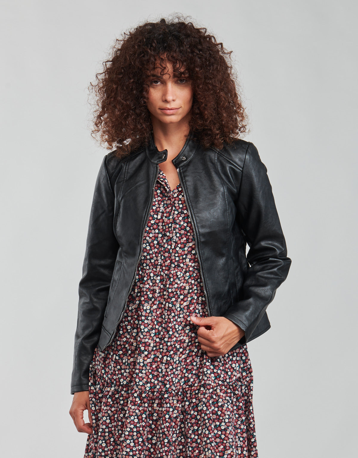 Giacca in pelle Donna JDY JDYEMILY Nero