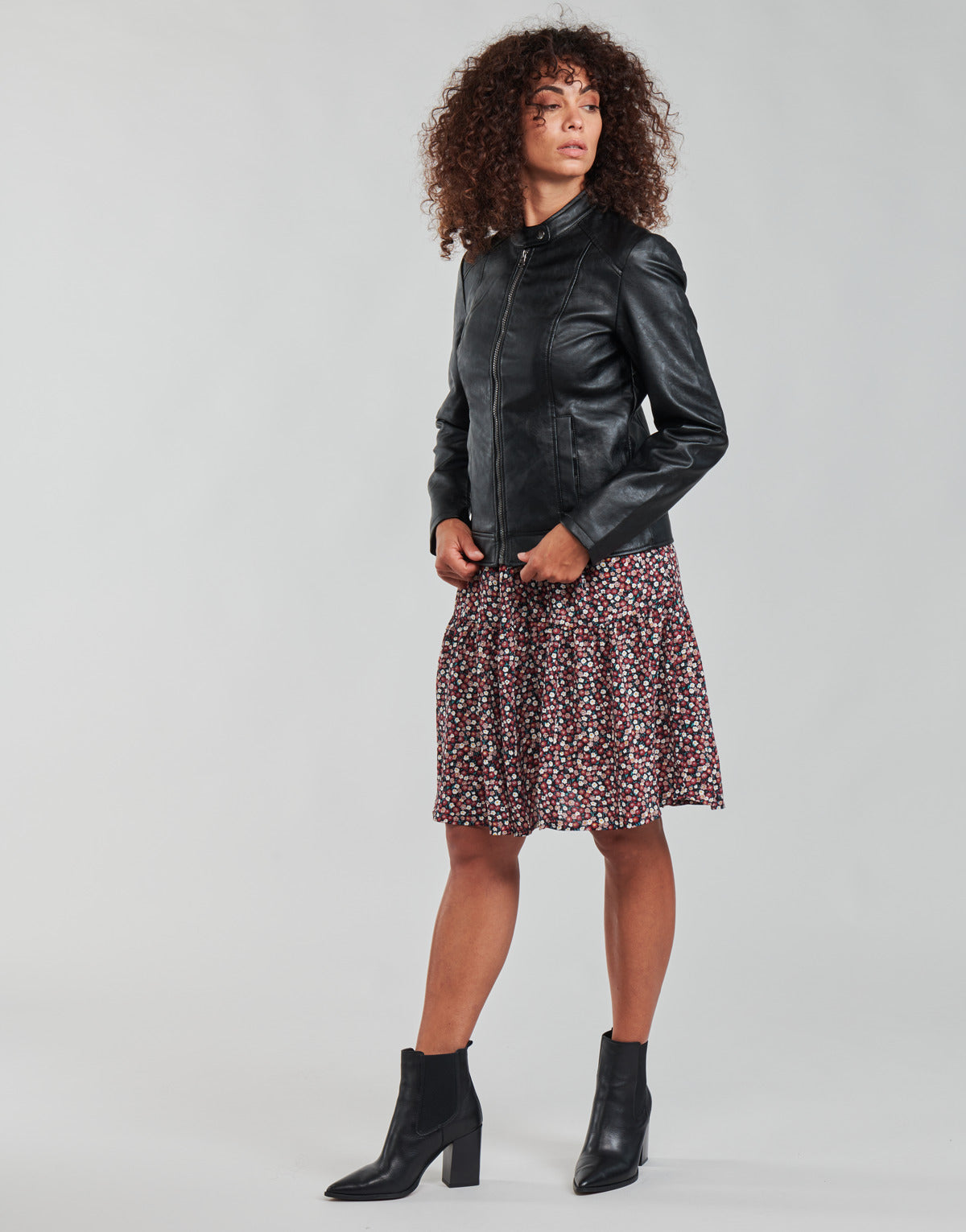 Giacca in pelle Donna JDY JDYEMILY Nero