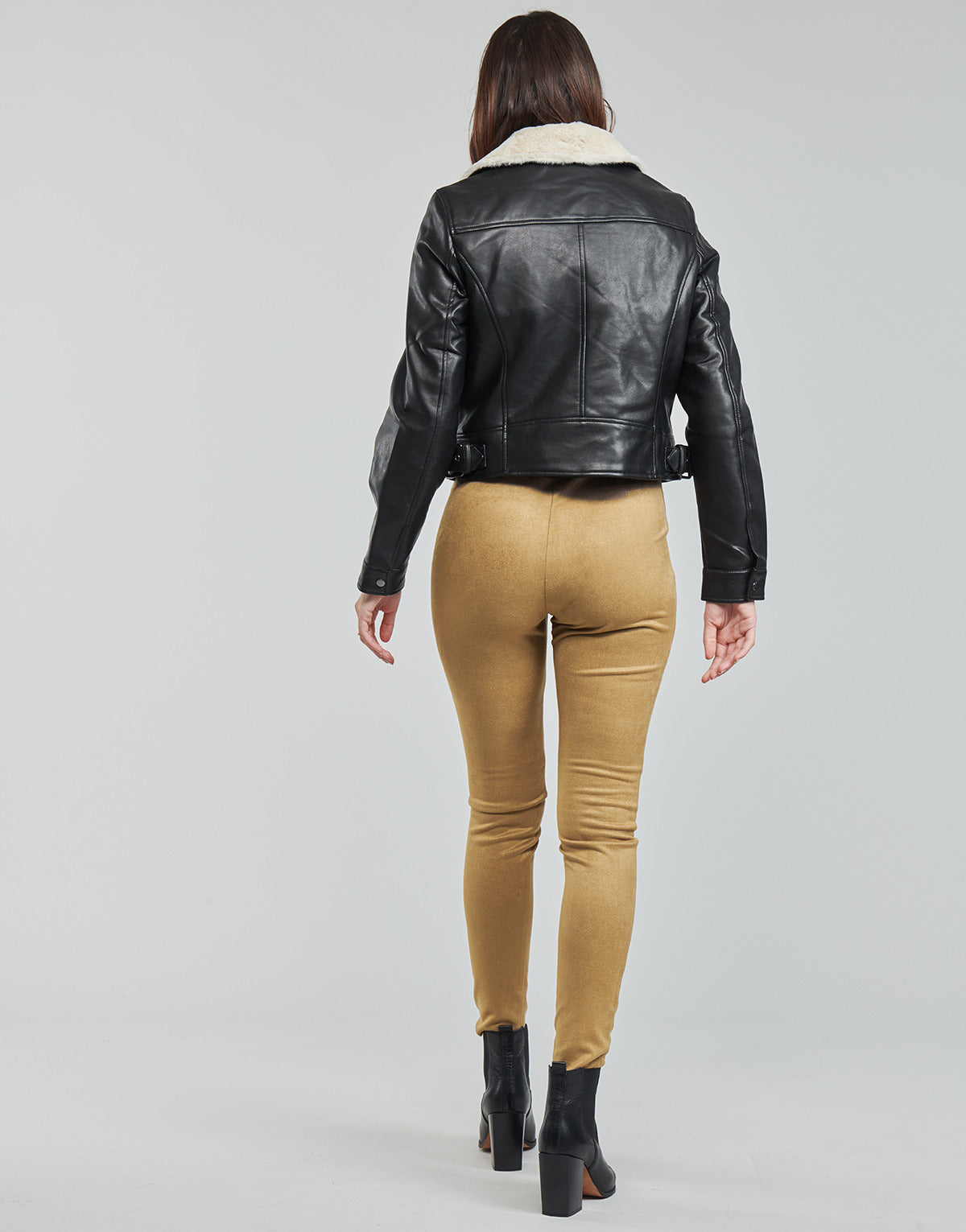 Giacca in pelle Donna Vero Moda  VMHAILEY  Nero