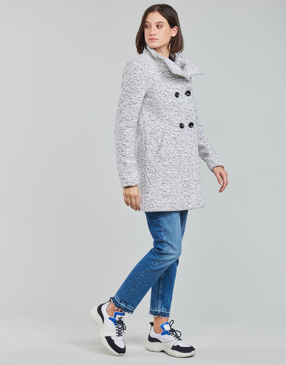 Mantella Donna Only ONLNEWSOPHIA Bianco