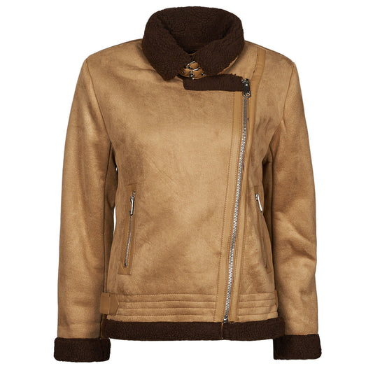 Giacca in pelle Donna Only ONLDIANA Marrone