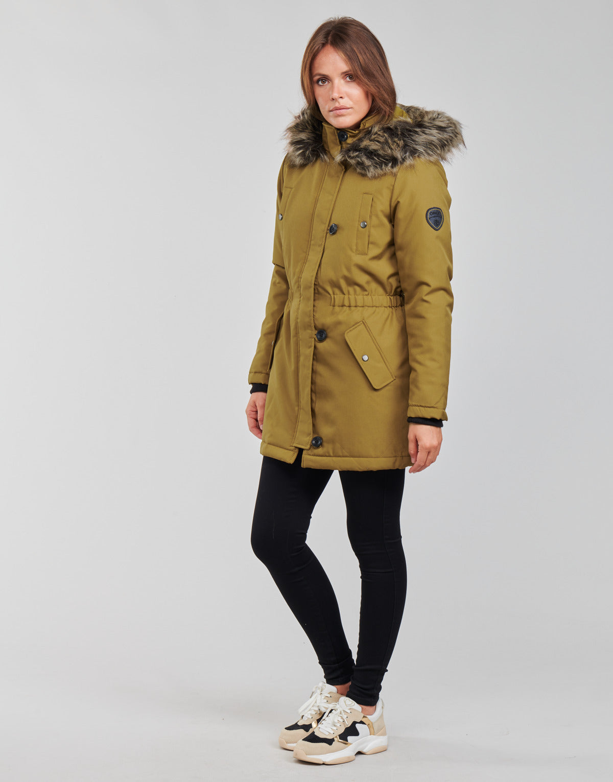 Parka Donna Only ONLIRIS Marrone