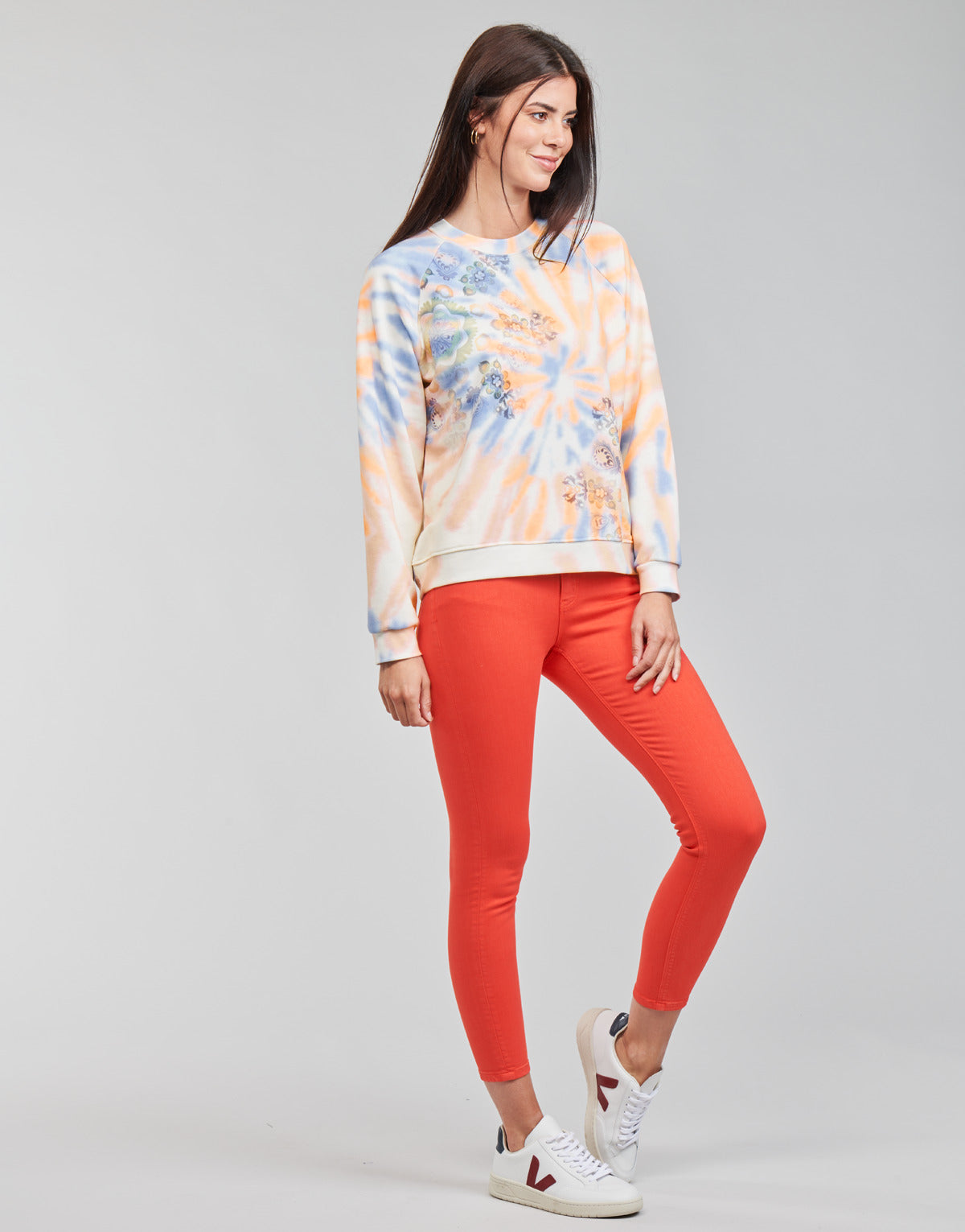 Felpa Donna Desigual CRUDO Bianco