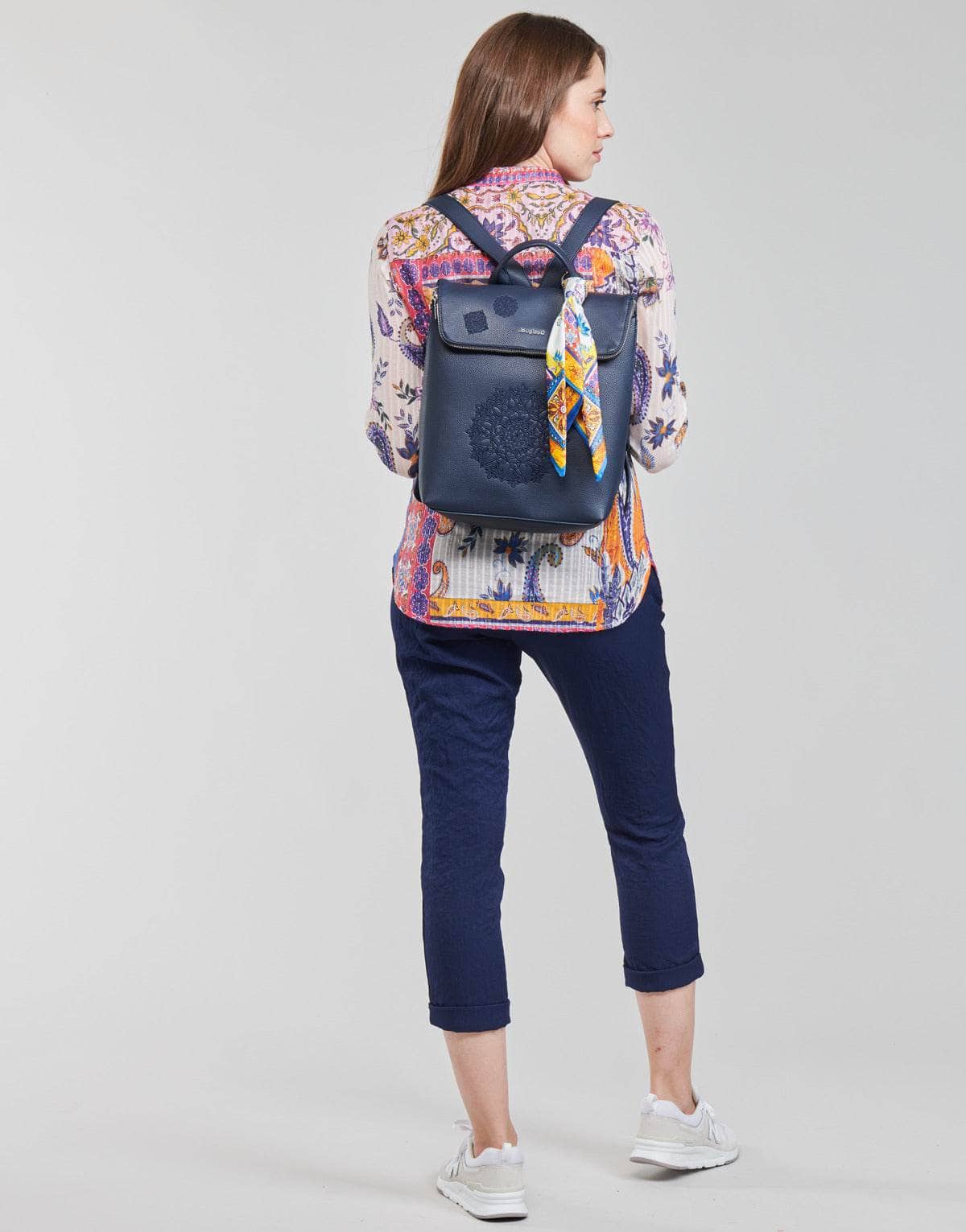 T-shirts a maniche lunghe Donna Desigual BOHO Rosso