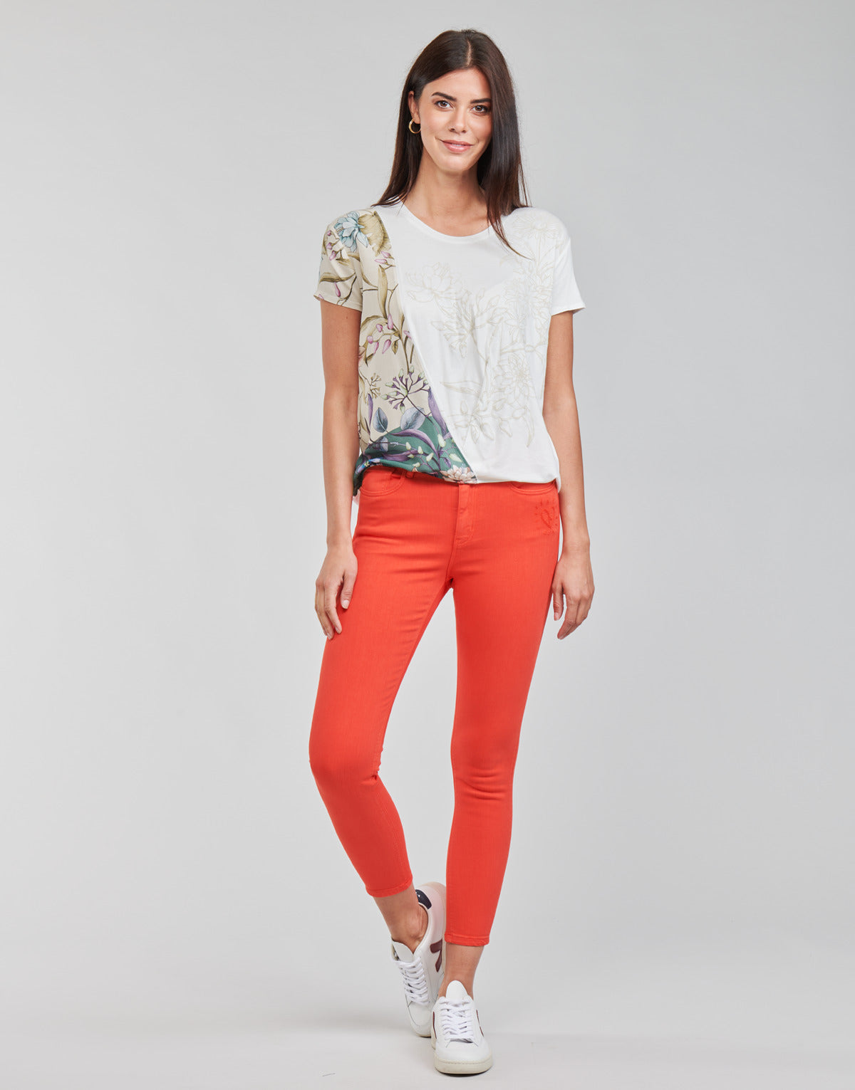 Pantalone Donna Desigual ALBA Rosso