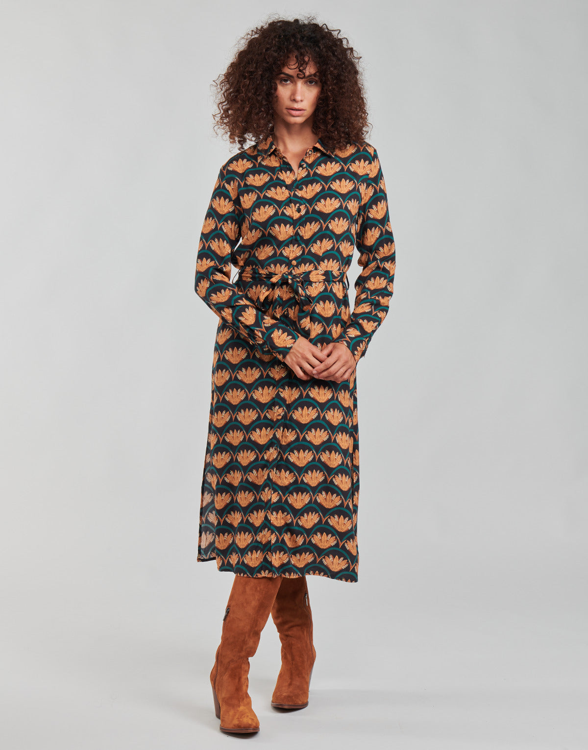 Abito lungo Donna Betty London PANPI Blu