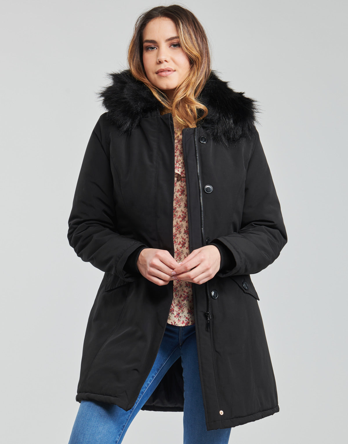 Parka Donna Betty London  PAPAKA  Nero