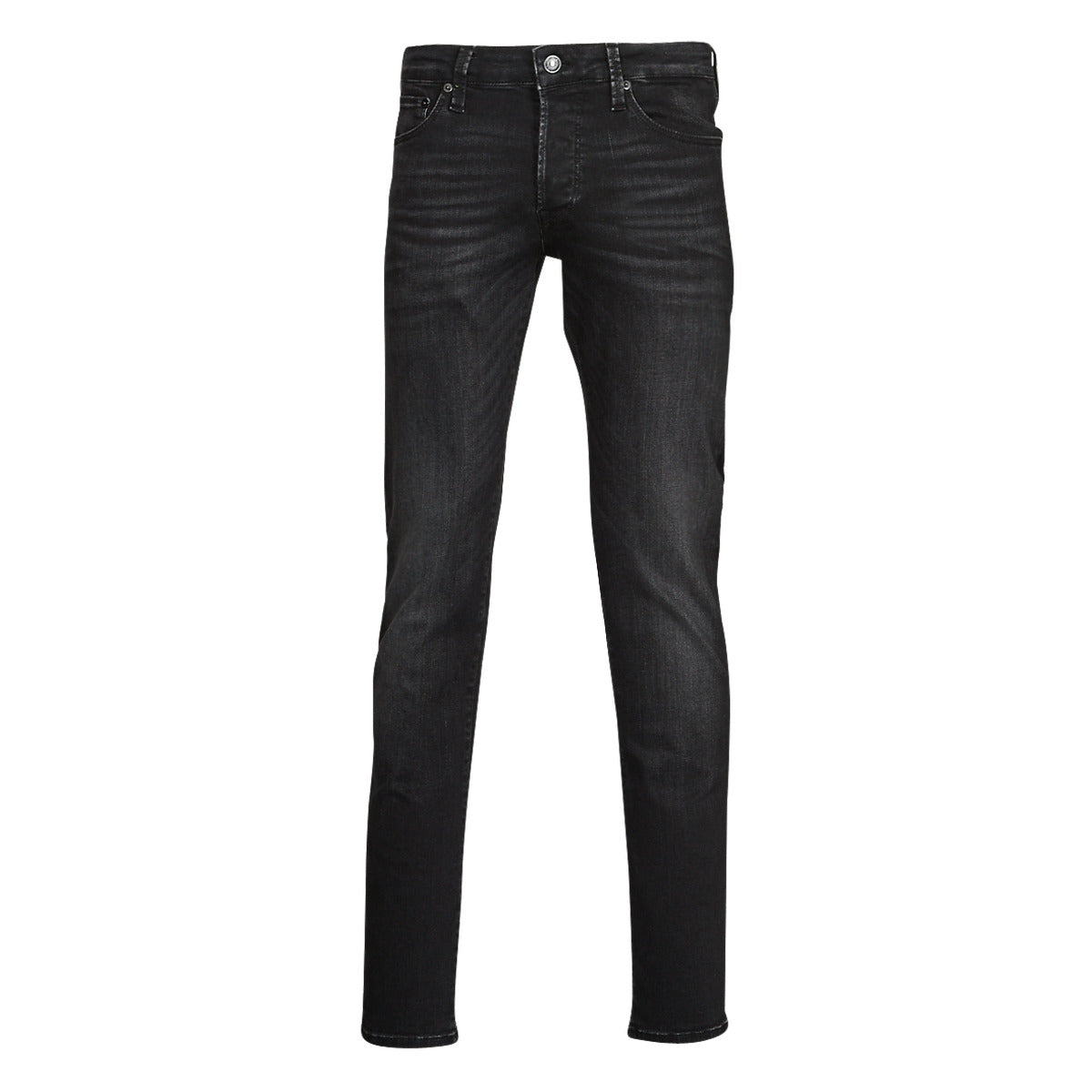 Jeans Slim Uomo Jack & Jones JJIGLENN Nero