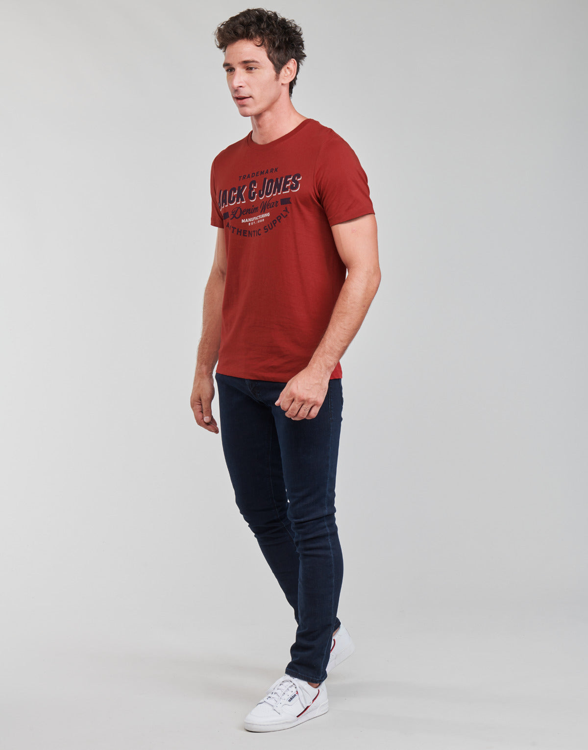 Jeans Slim Uomo Jack & Jones JJIGLENN Blu