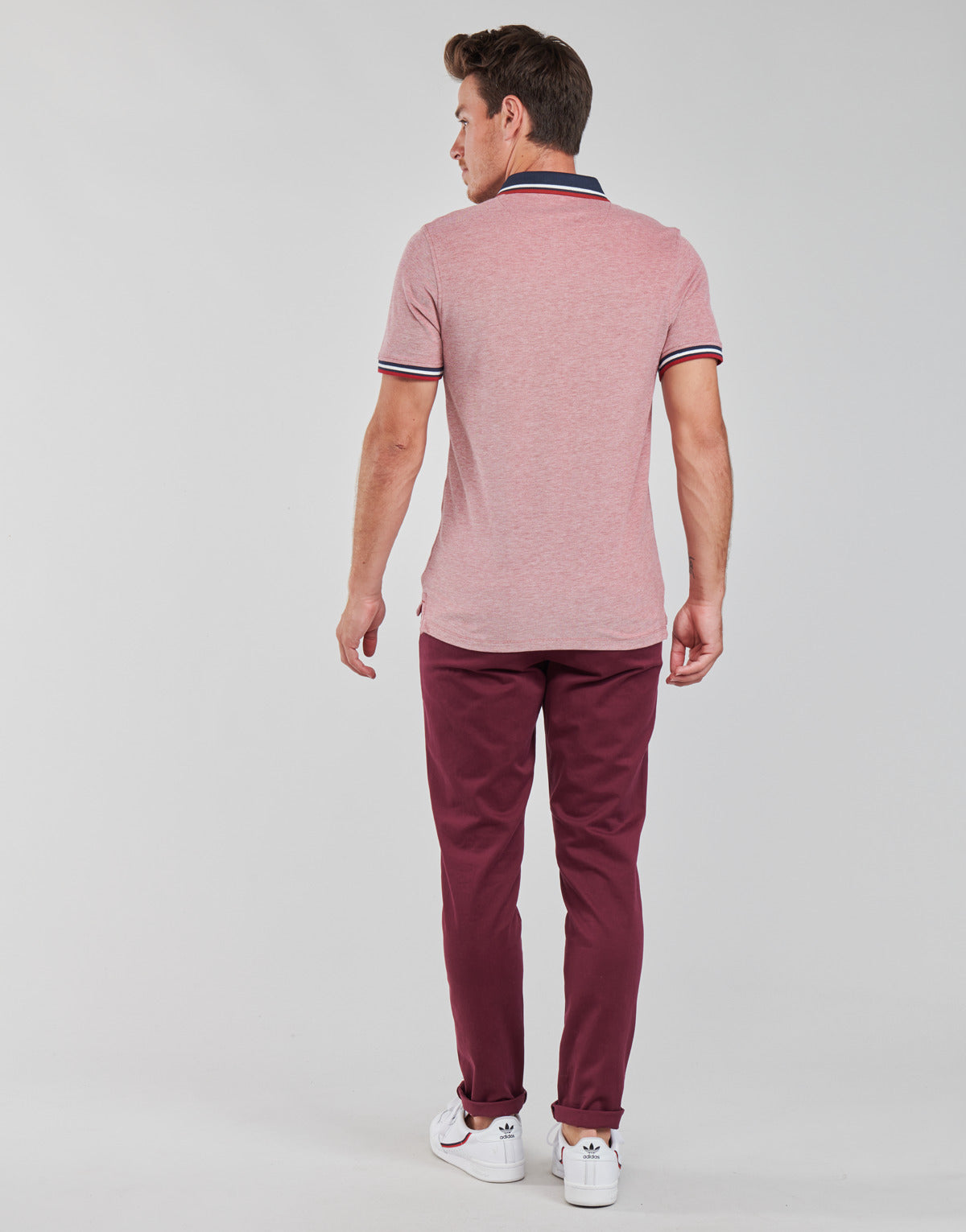 Polo Uomo Jack & Jones JJEPAULOS Rosso