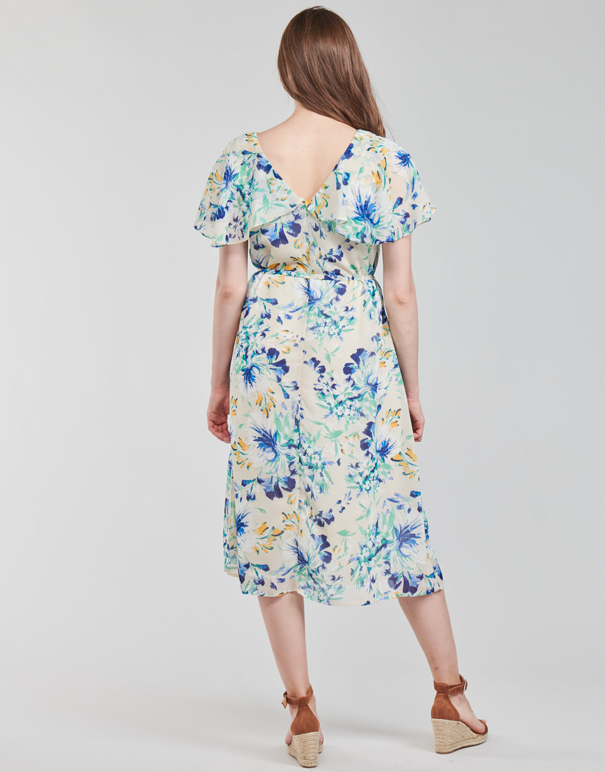 Abito lungo Donna Vero Moda VMJASMINE Beige