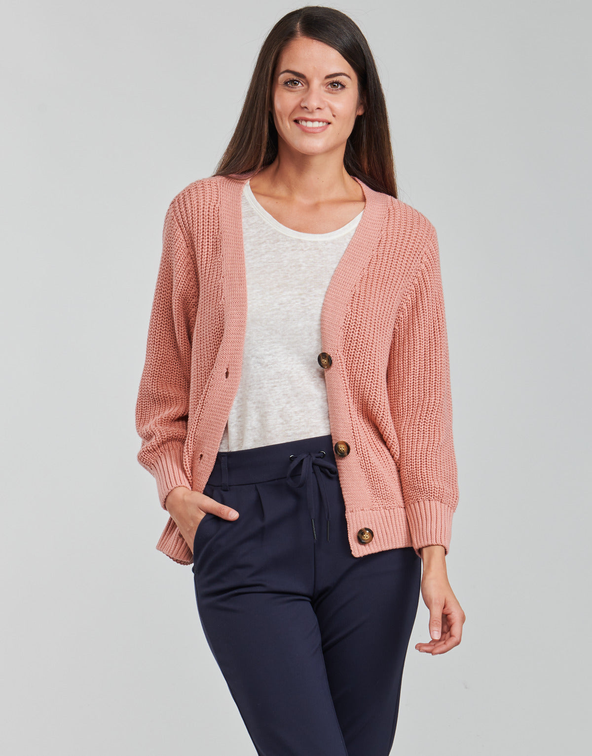 Gilet / Cardigan Donna Betty London POUPEE Rosa