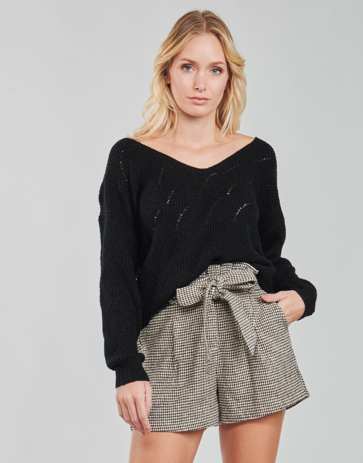 Maglione Donna Betty London POUMETTE Nero