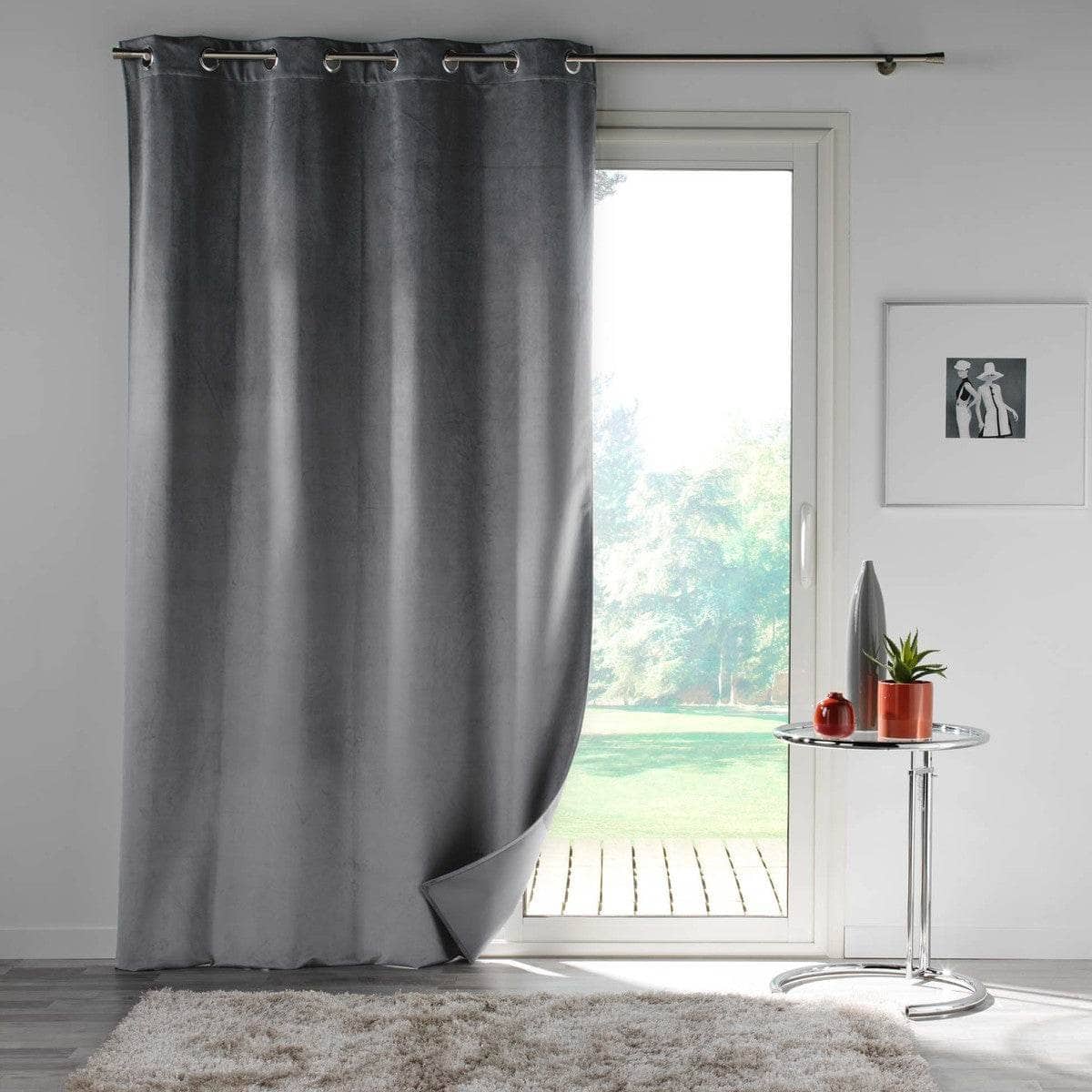 Tende Douceur d intérieur VELOUNIGHT Grigio