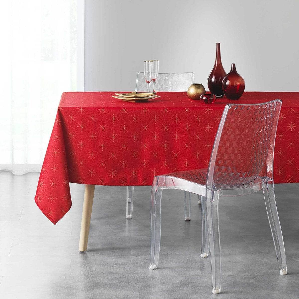 Tovaglia Douceur d intérieur ETOILES Rosso