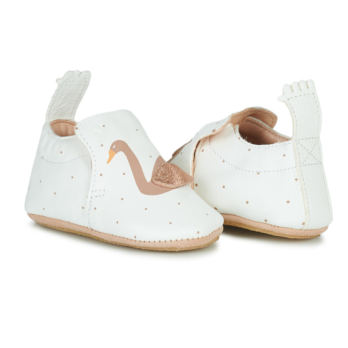 Pantofole bambini ragazza Easy Peasy BLUBLU CYGNE Bianco