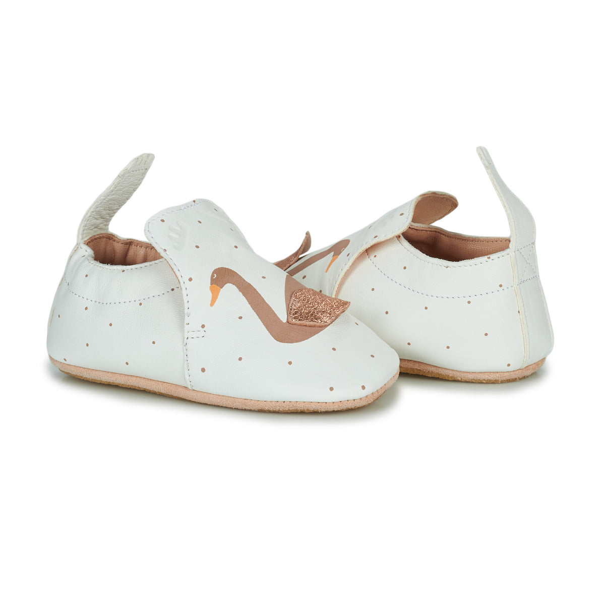 Pantofole bambini ragazza Easy Peasy BLUBLU CYGNE Bianco