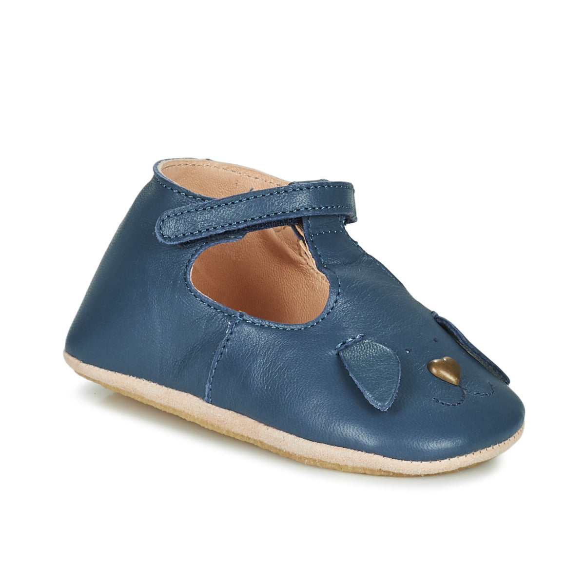 Pantofole bambini ragazza Easy Peasy LOULLYP CHIEN Blu