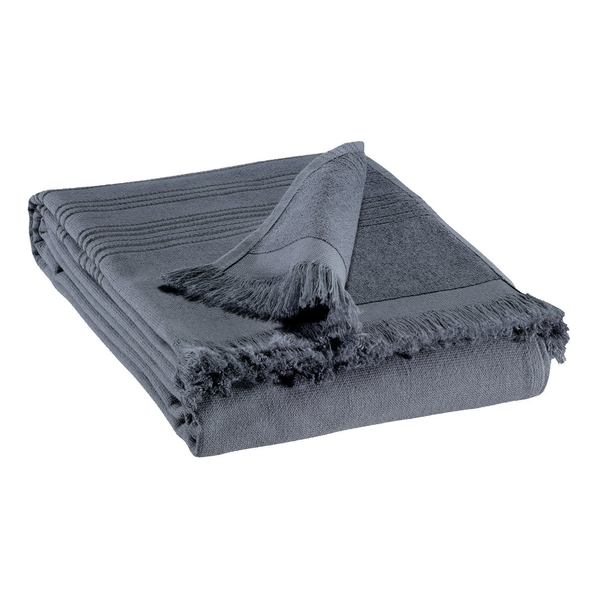 Asciugamano e guanto esfoliante Vivaraise CANCUN Grigio