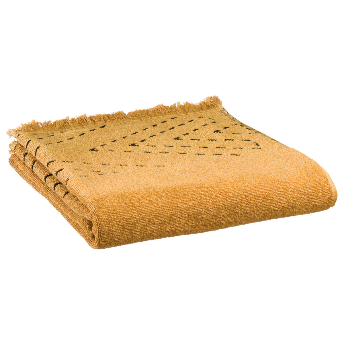 Asciugamano e guanto esfoliante Vivaraise JULIA Marrone