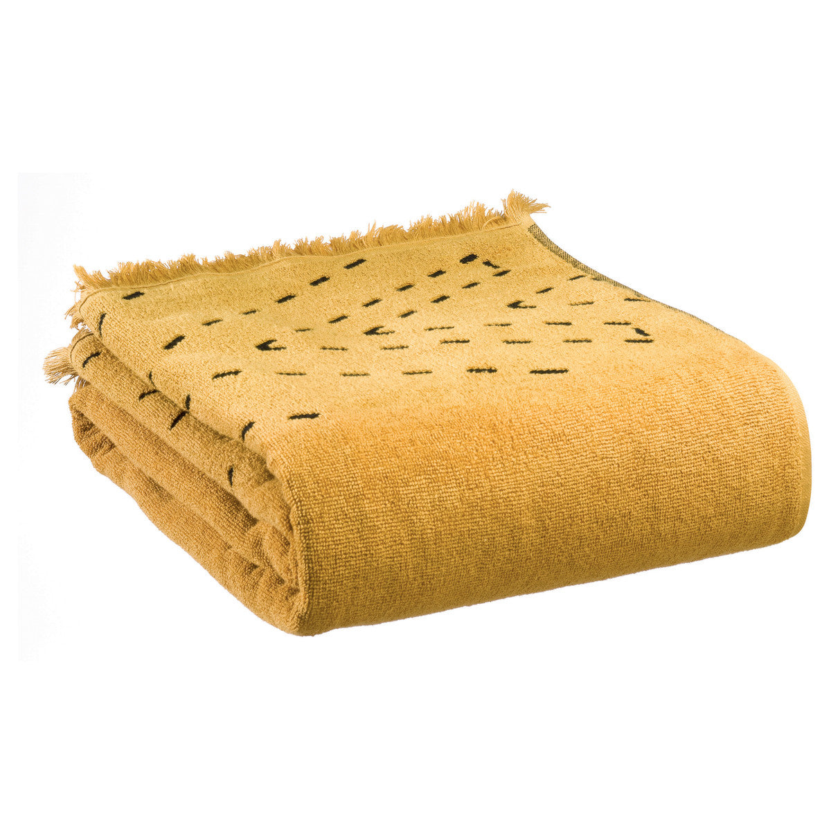 Asciugamano e guanto esfoliante Vivaraise JULIA Marrone