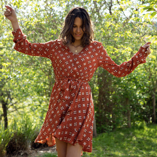 Abito corto Donna Soi Paris x Spartoo PAPILLES Marrone