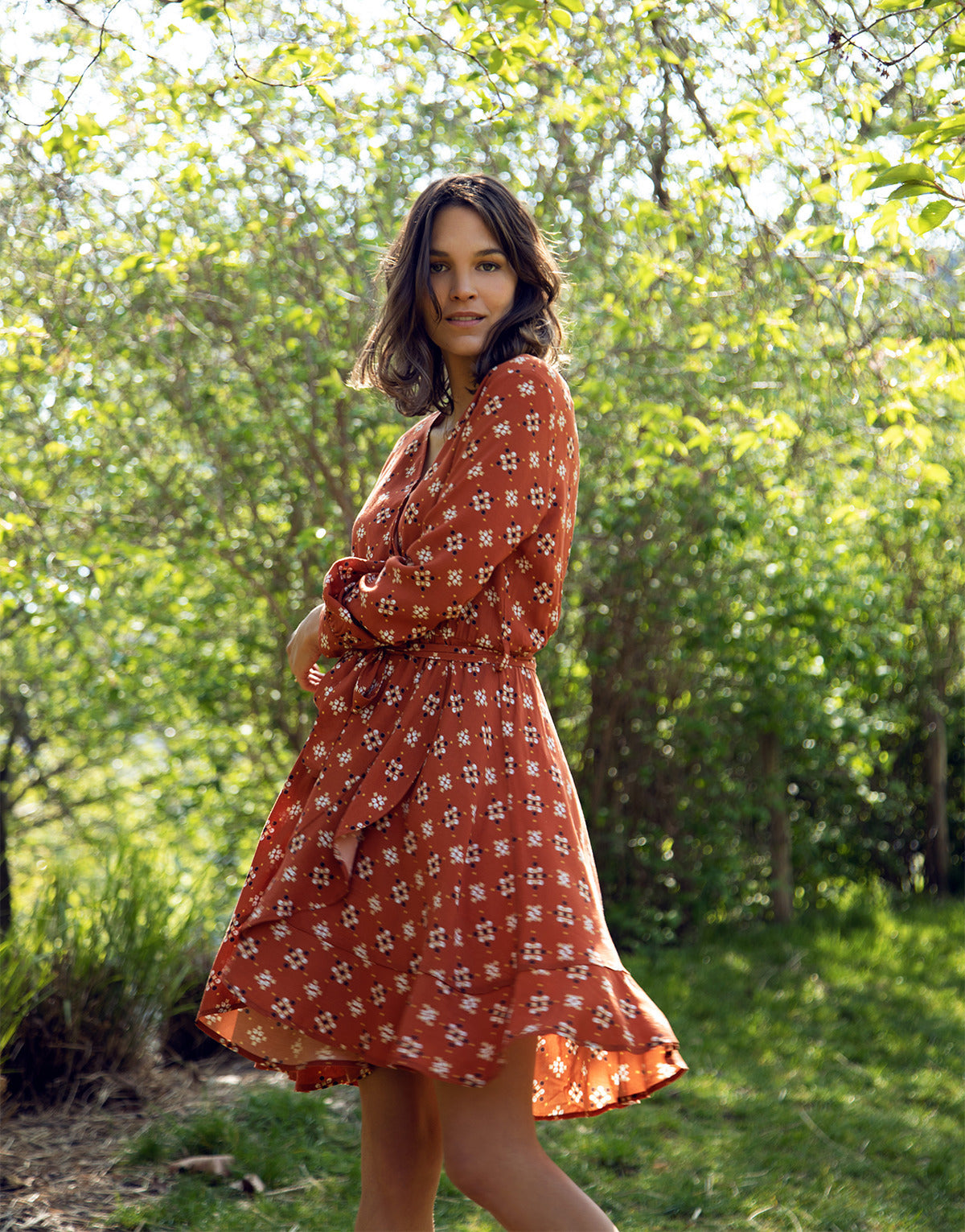 Abito corto Donna Soi Paris x Spartoo PAPILLES Marrone