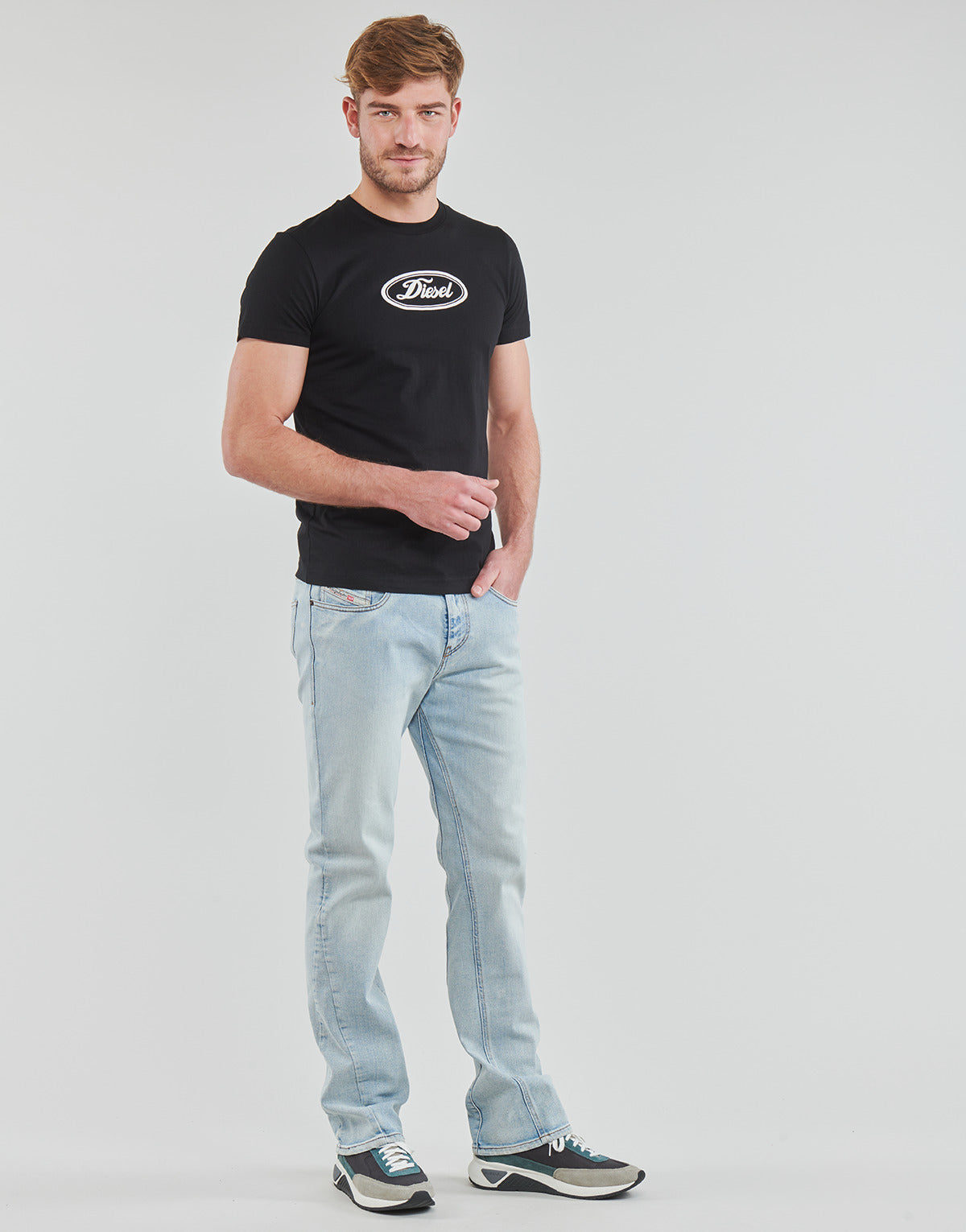 Jeans Bootcut Uomo Diesel 2021 Blu