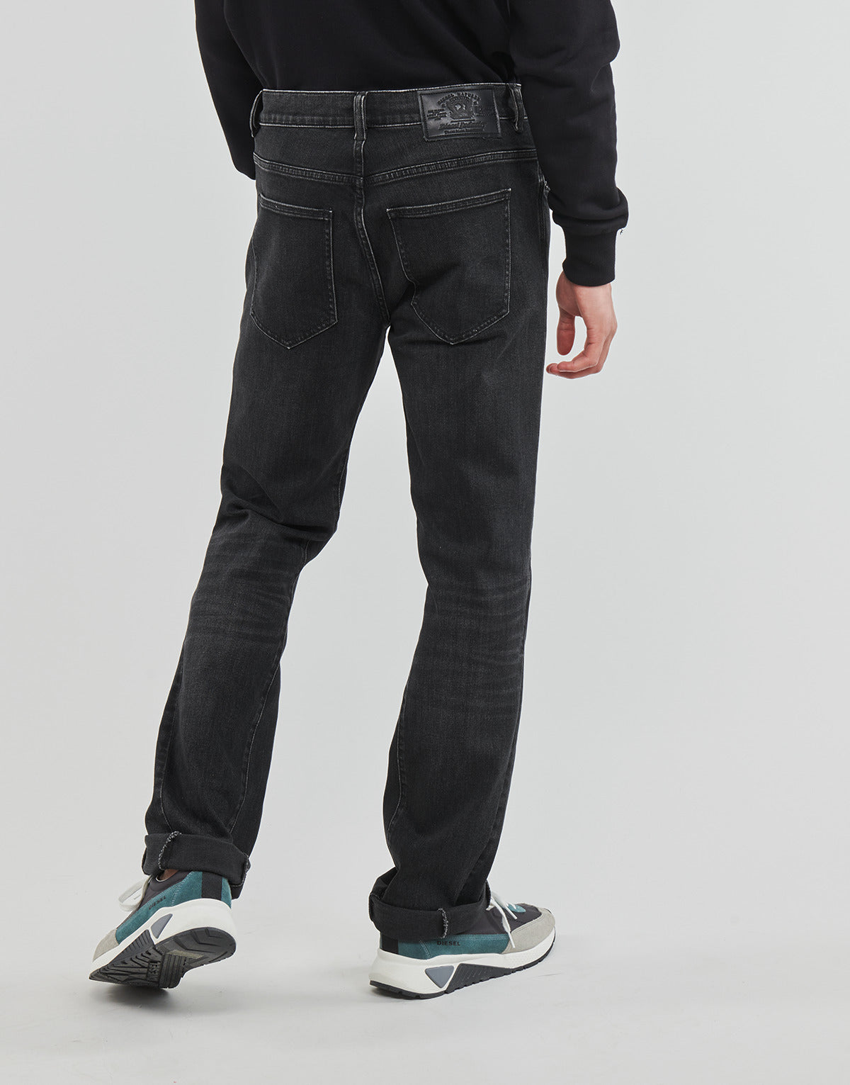 Jeans Bootcut Uomo Diesel 2021 Grigio