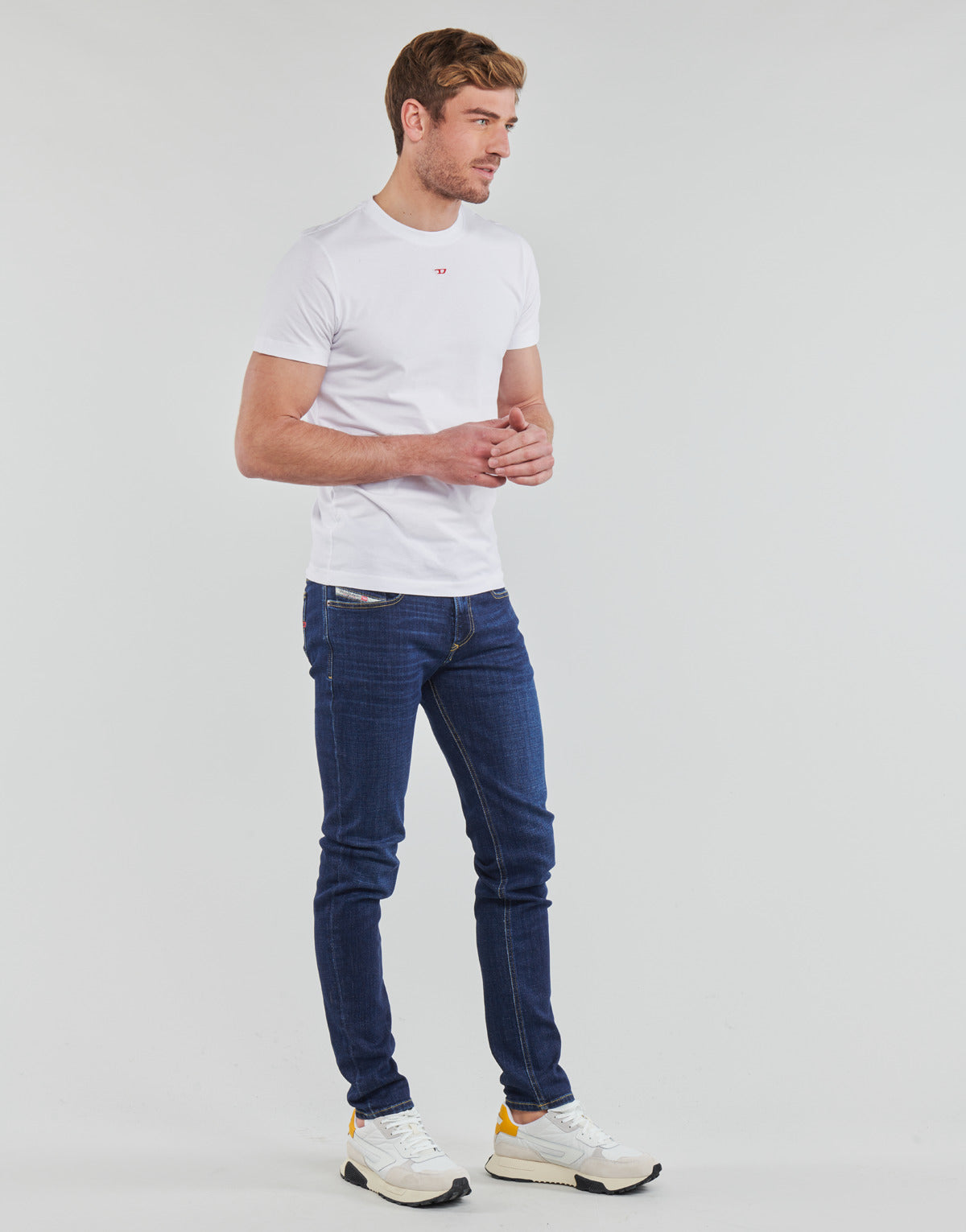 Jeans skynny Uomo Diesel 1979 SLEENKER Blu