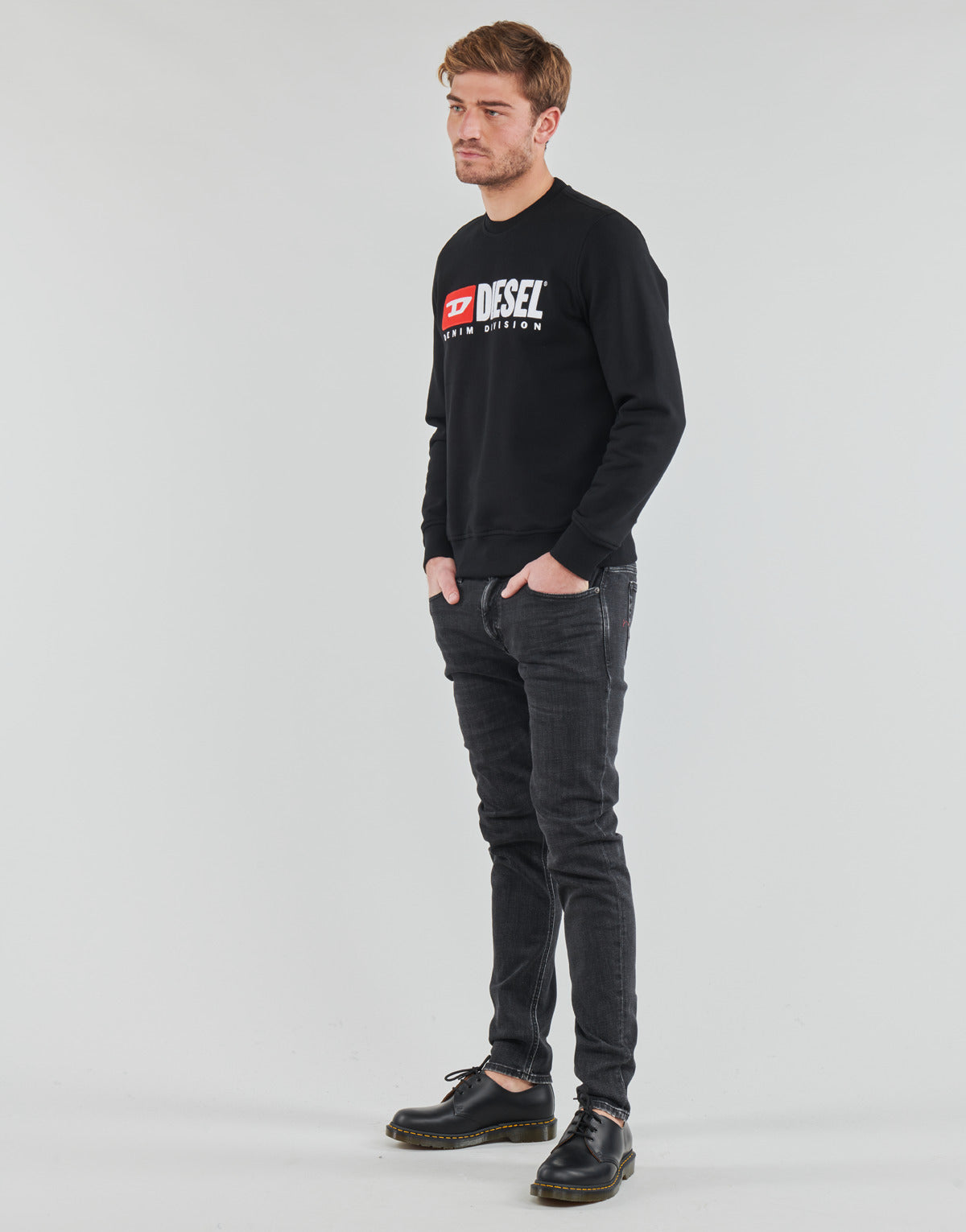 Jeans skynny Uomo Diesel 1979 SLEENKER Nero