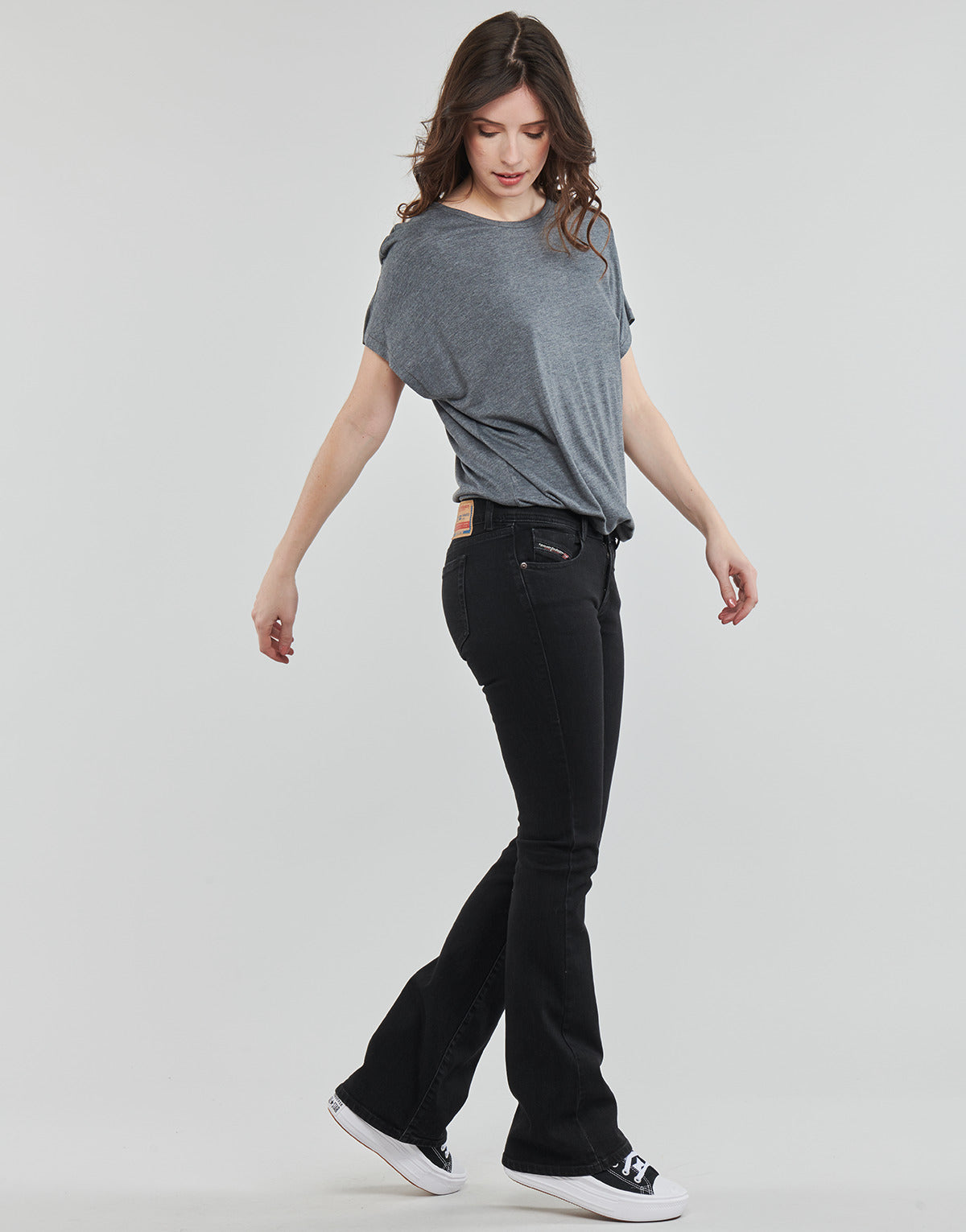 Jeans Bootcut Donna Diesel 1969 D-EBBEY Nero