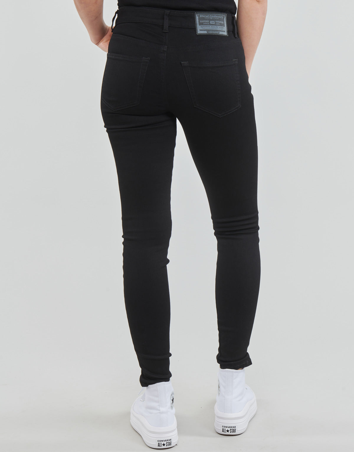 Jeans skynny Donna Diesel 2017 SLANDY Nero