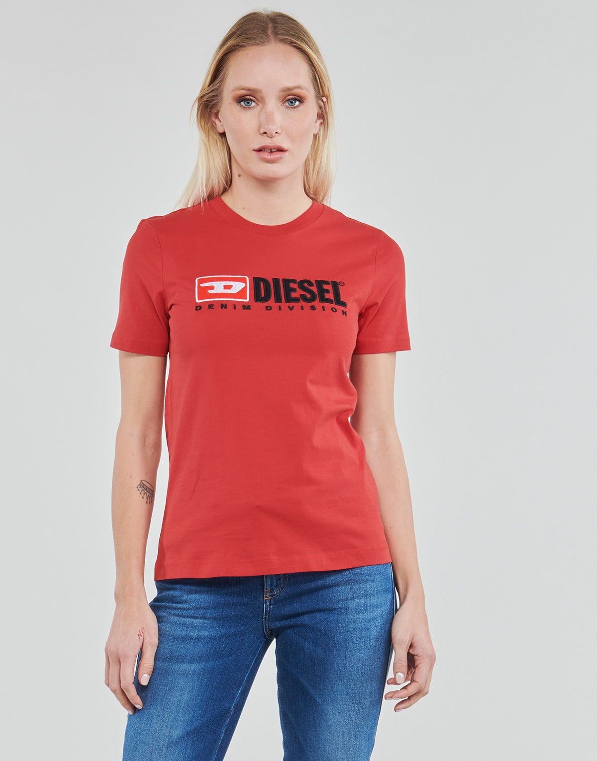 T-shirt Donna Diesel  T-REG-DIV  Rosso