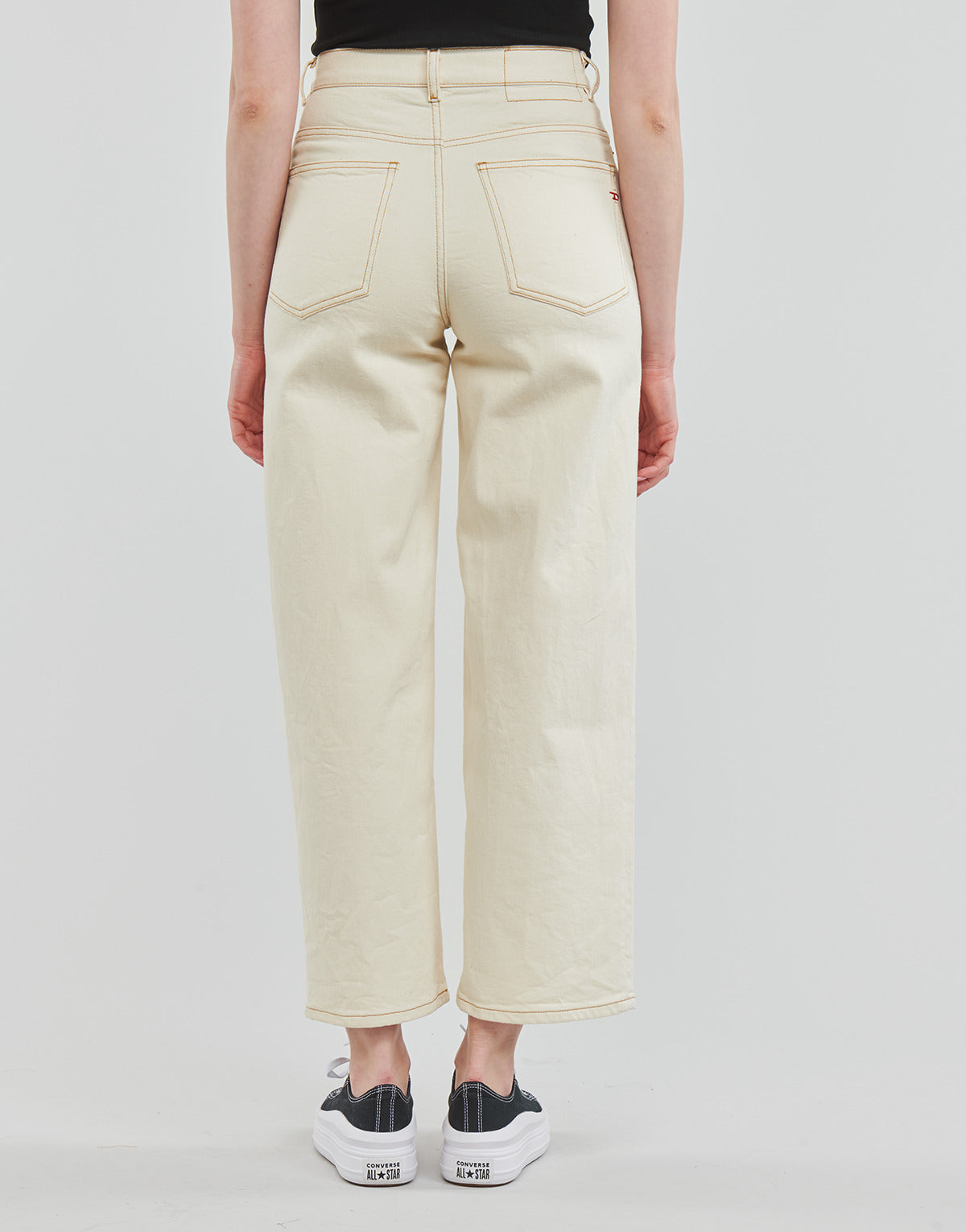 Jeans Flare Donna Diesel 2000 Bianco