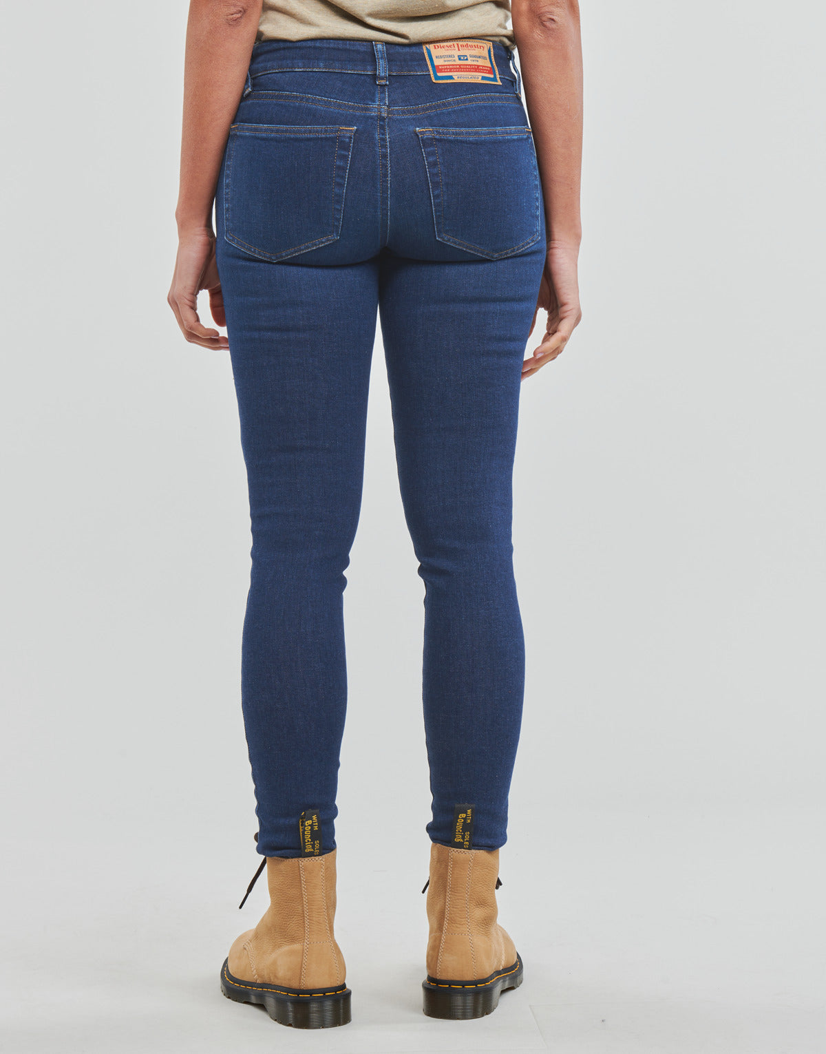 Jeans skynny Donna Diesel 2018 SLANDY-LOW Blu