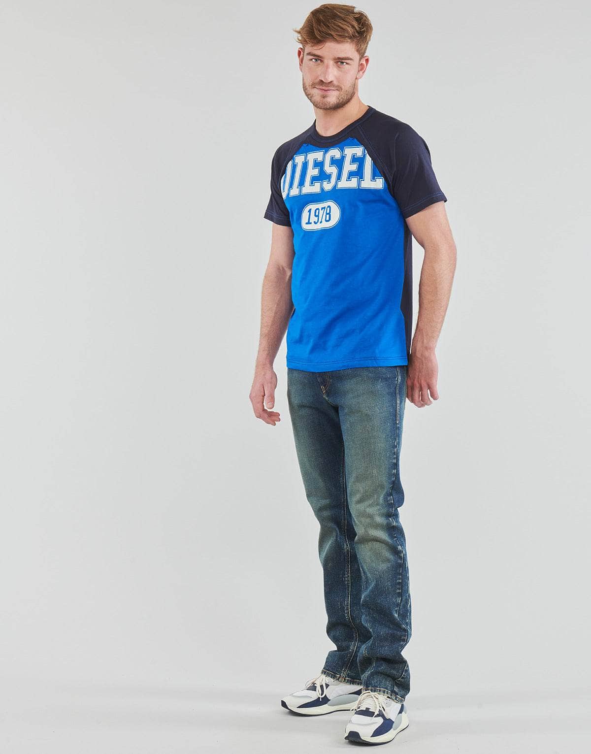 T-shirt Uomo Diesel T-RAGLEN Blu