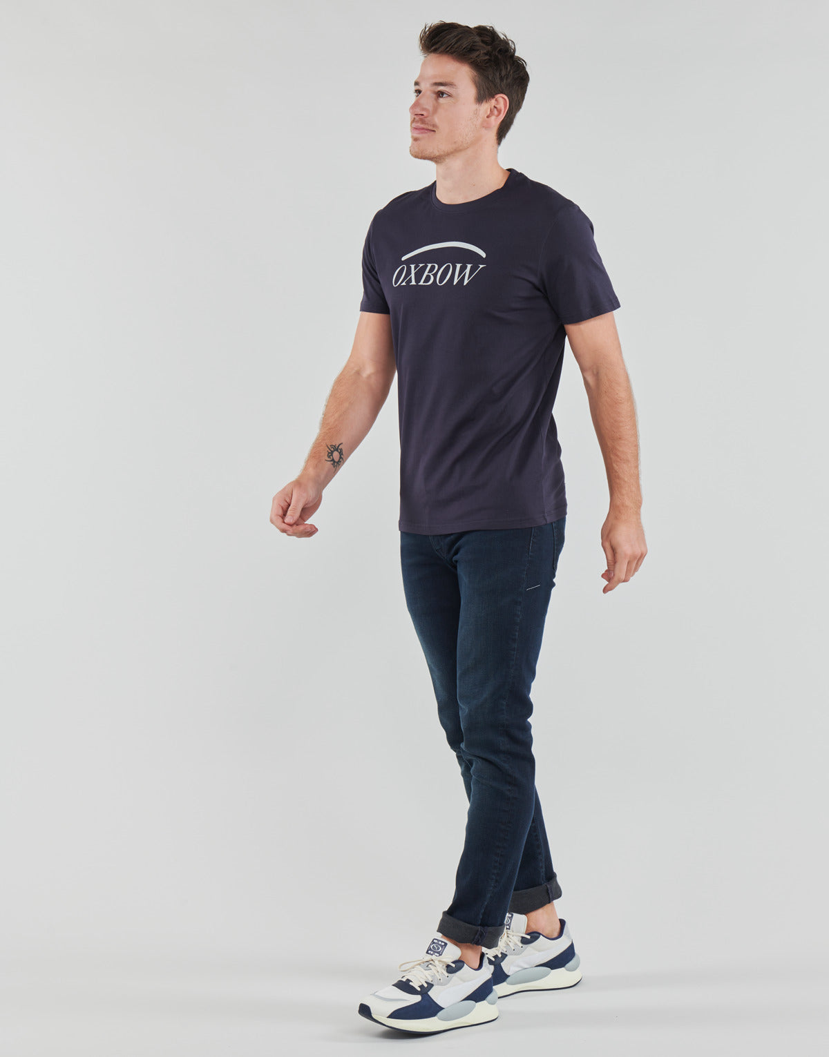T-shirt Uomo Oxbow P0TALAI Blu