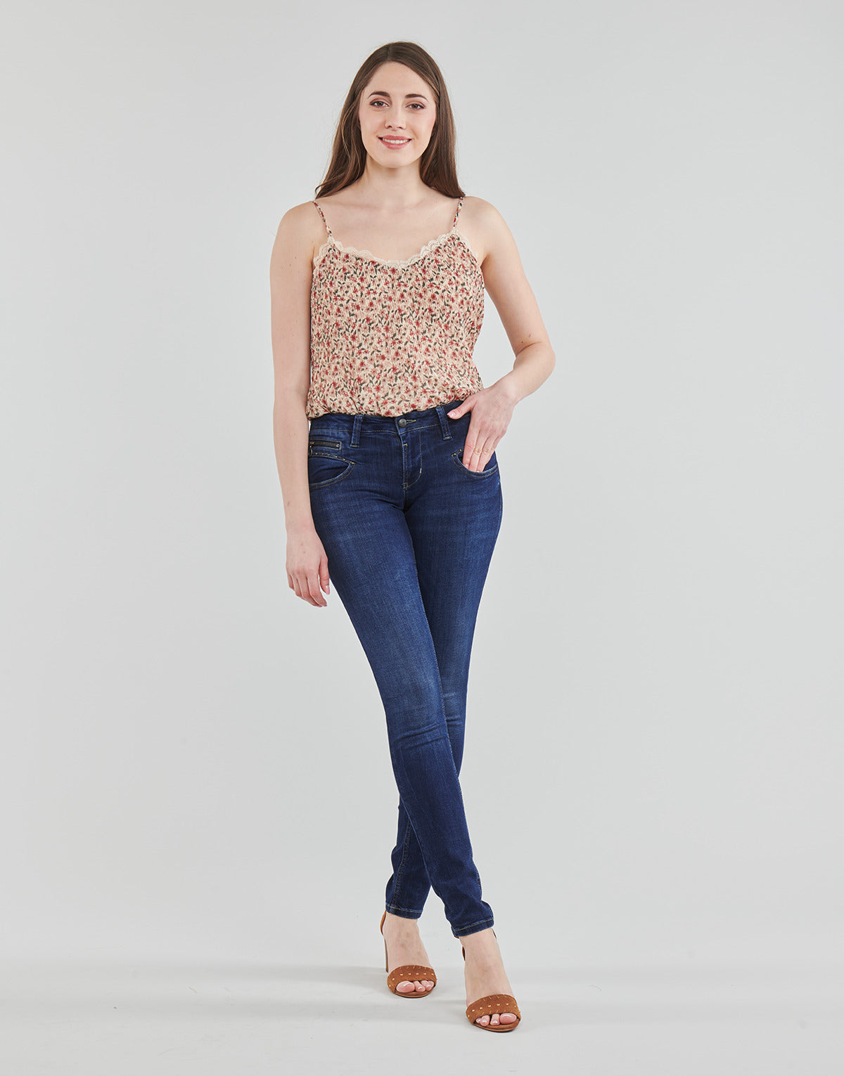 Jeans Slim Donna Freeman T.Porter ALEXA SLIM S-SDM Blu