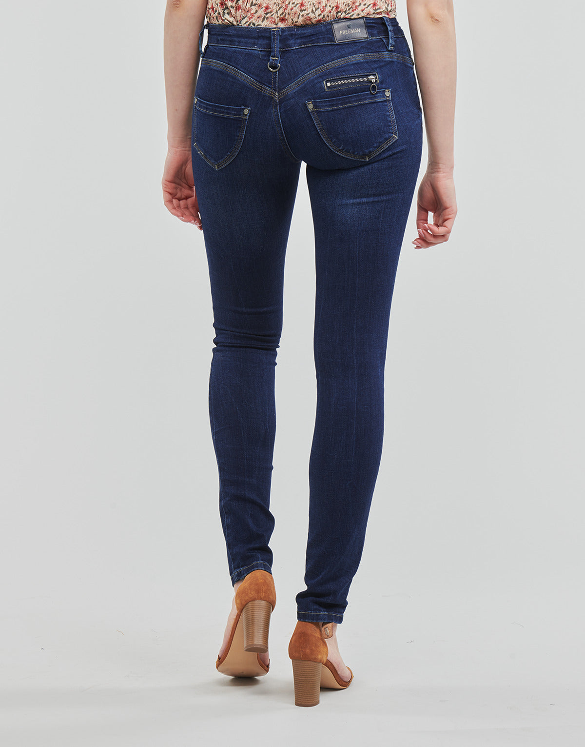 Jeans Slim Donna Freeman T.Porter ALEXA SLIM S-SDM Blu
