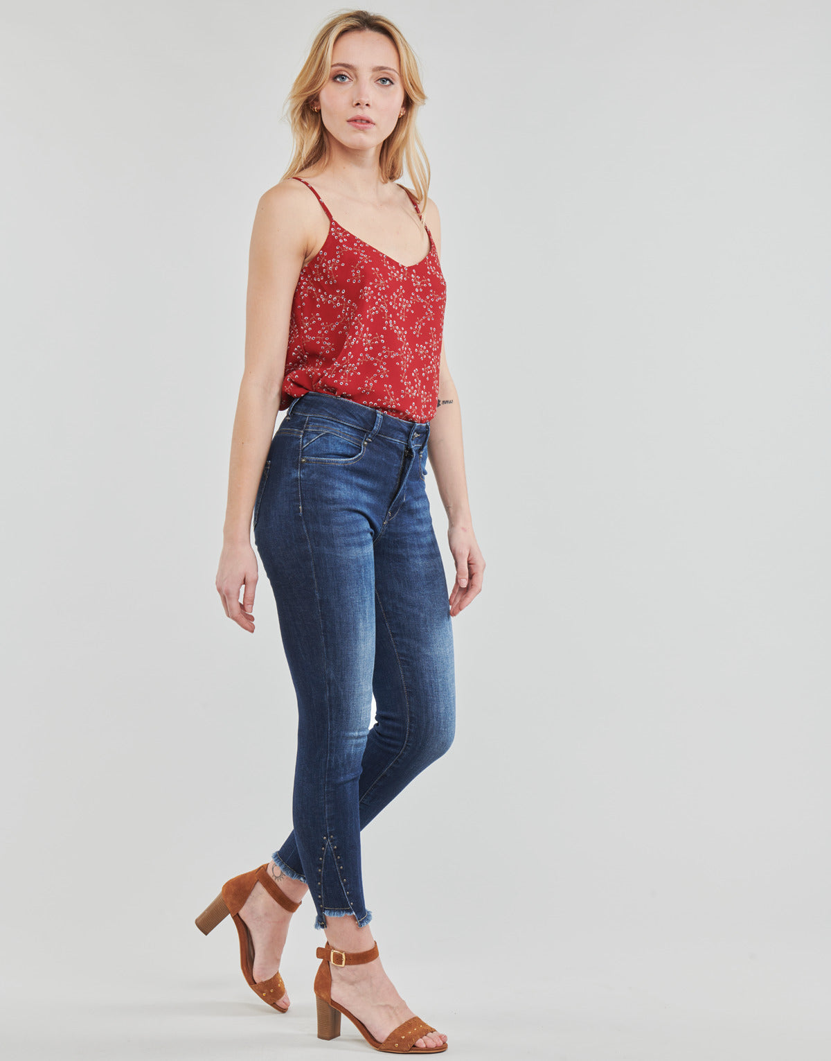 Jeans Slim Donna Freeman T.Porter DAPHNE S-SDM Blu