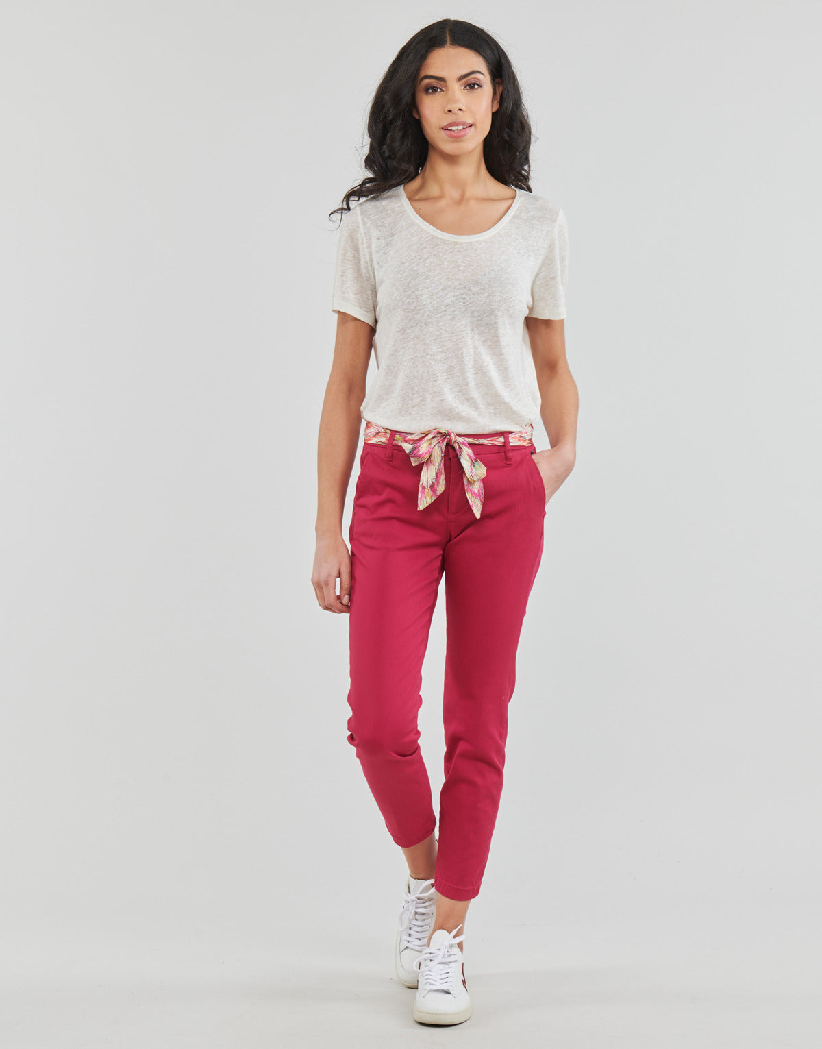 Pantalone Chino Donna Freeman T.Porter CLAUDIA FELICITA Rosso