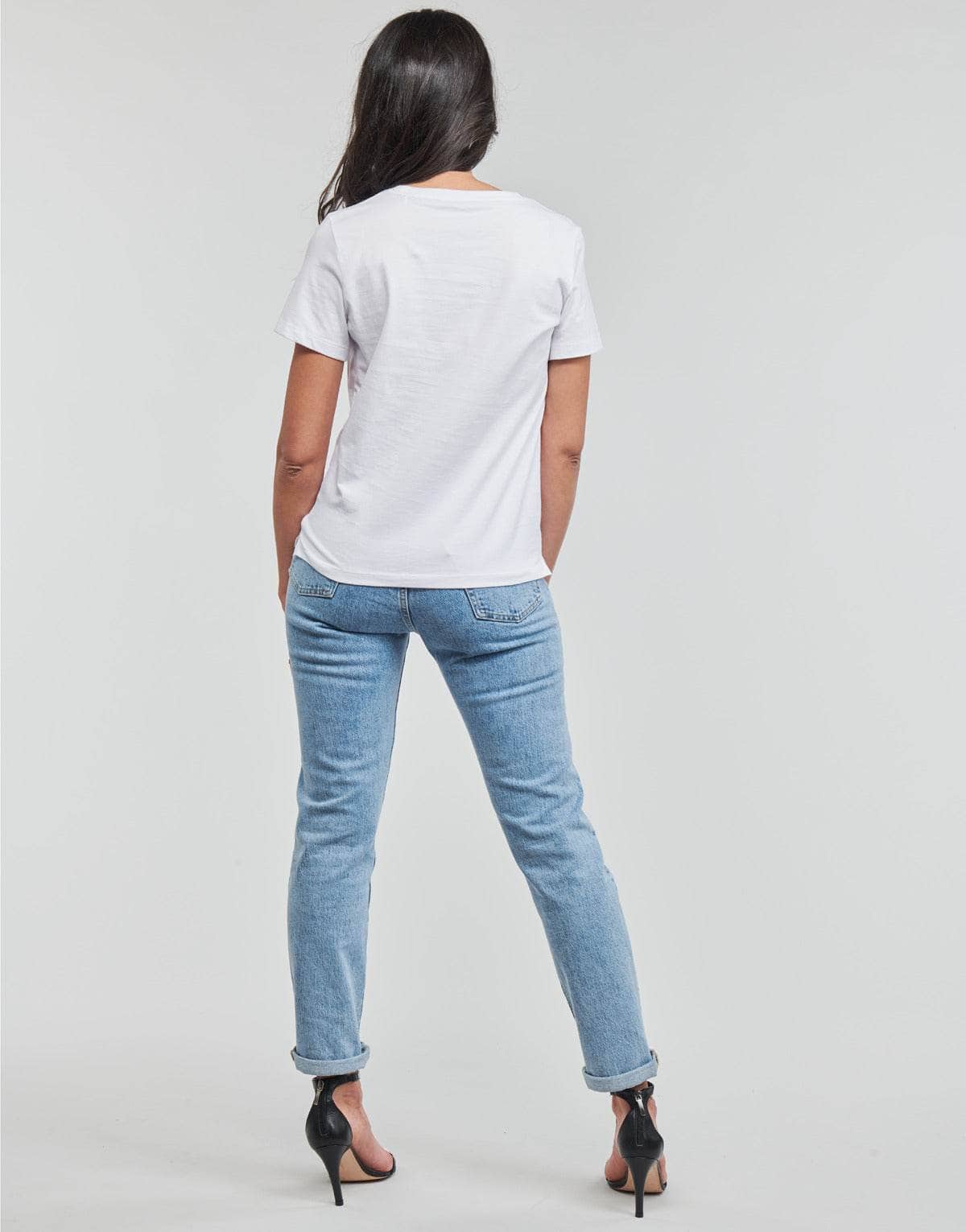 T-shirt Donna Guess SS CN ICON TEE Bianco