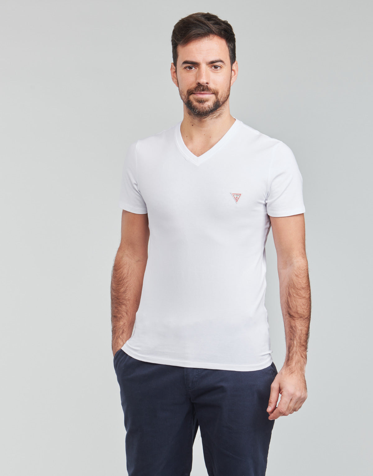 T-shirt Uomo Guess  VN SS CORE TEE  Bianco