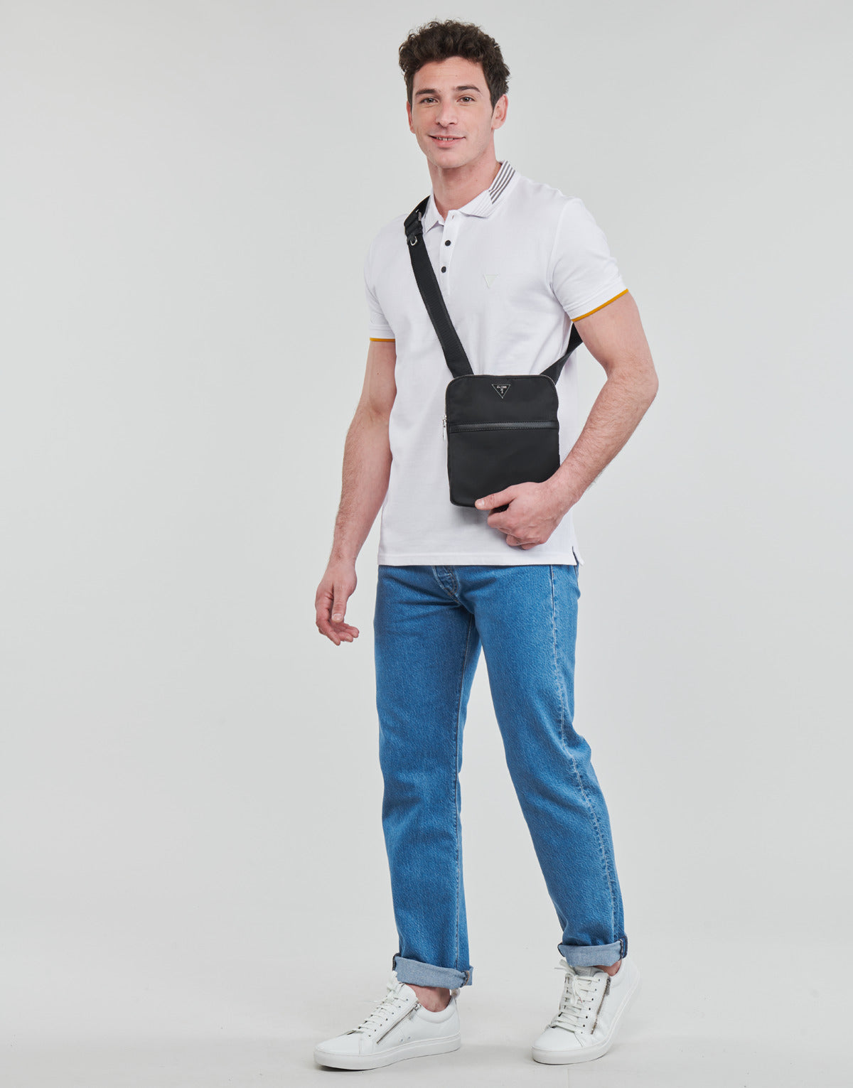 Polo Uomo Guess  OZ SS POLO  Bianco